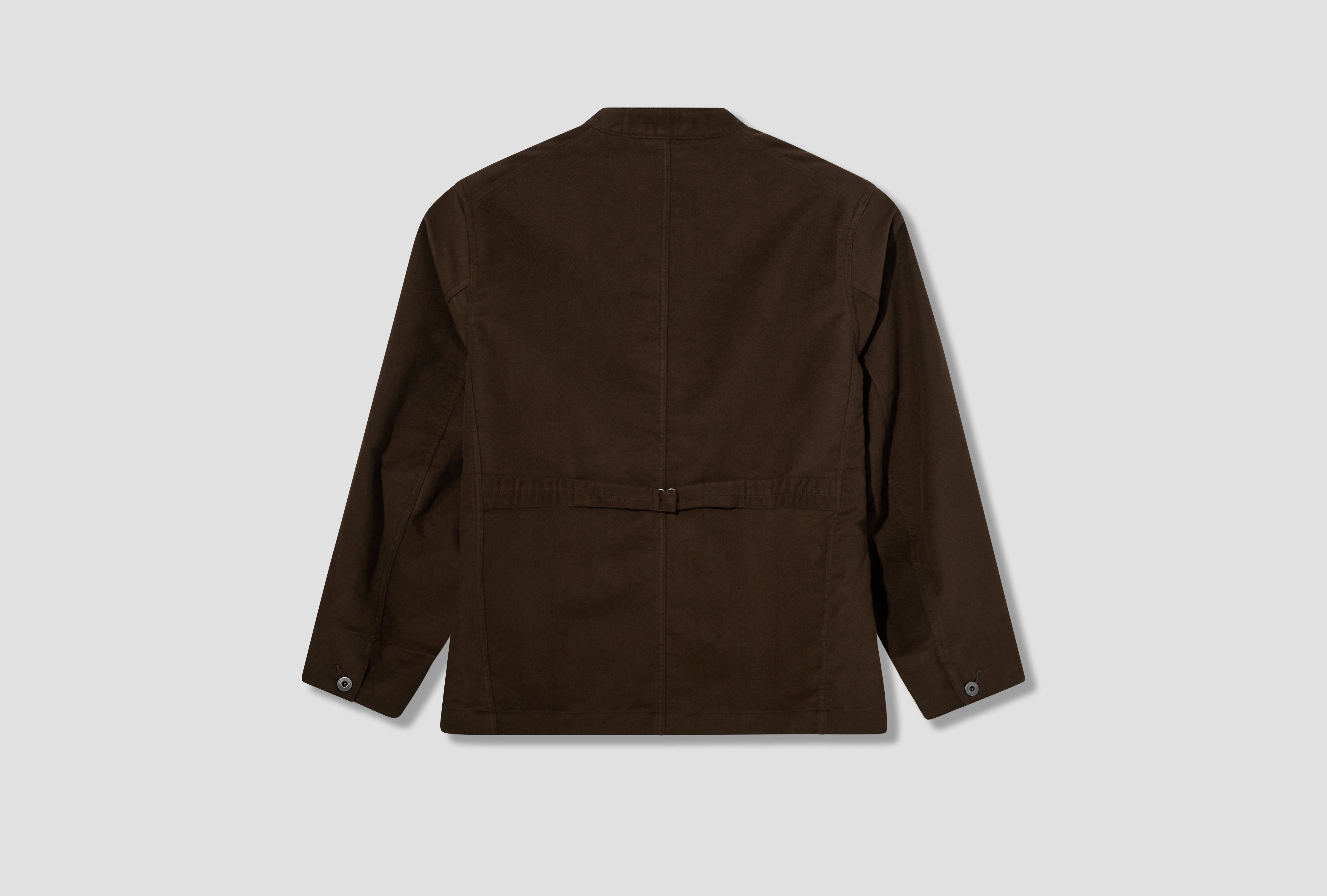 LOT.307 STAND COLLAR JACKET - DARK BROWN TT26AW307