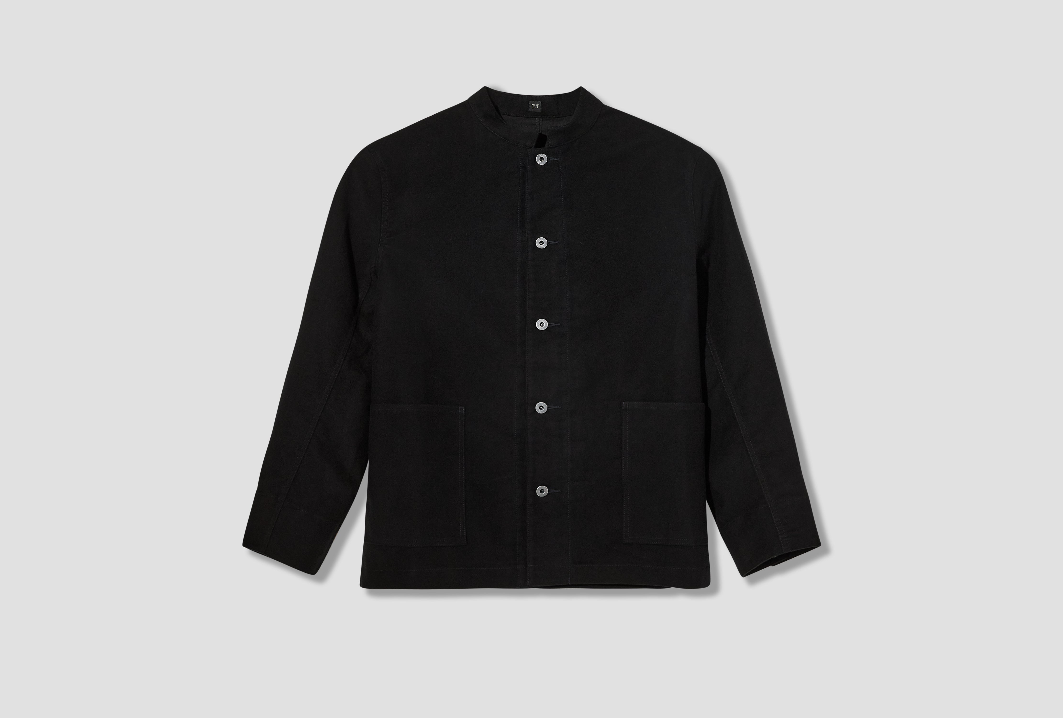 LOT.307 STAND COLLAR JACKET - BLACK TT26AW307