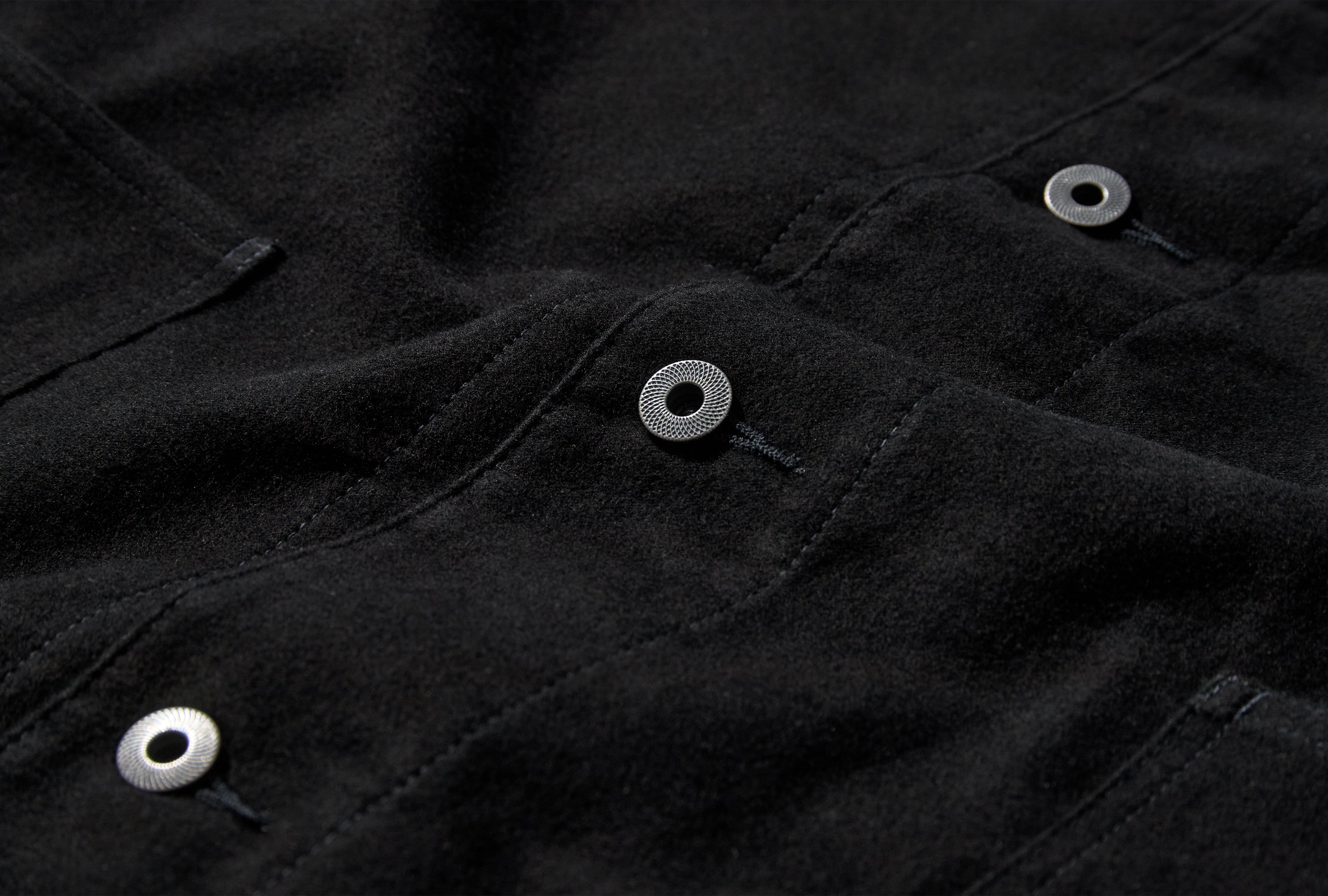 LOT.307 STAND COLLAR JACKET - BLACK TT26AW307