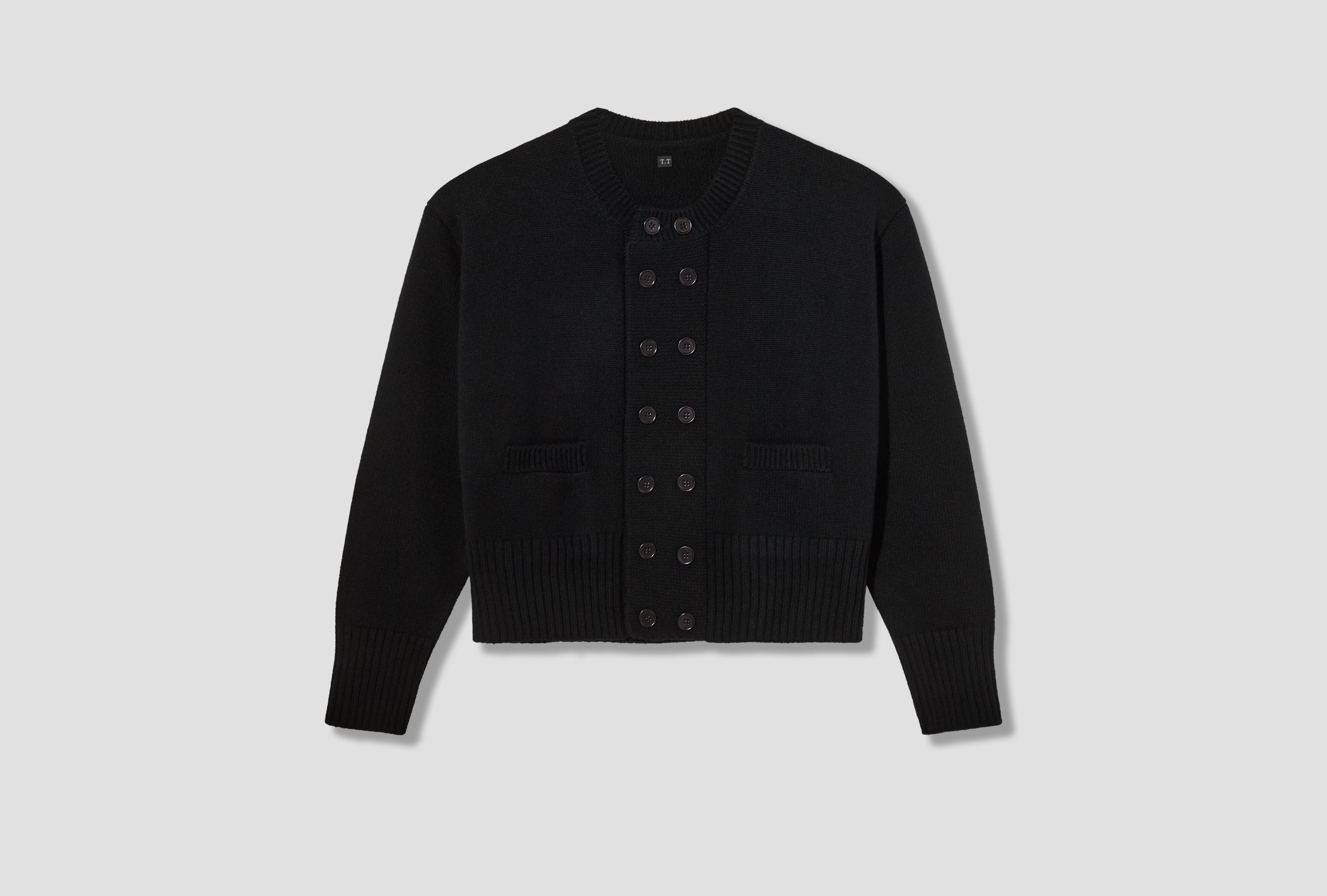 LOT.506 DB CARDIGAN - BLACK TT26AW506