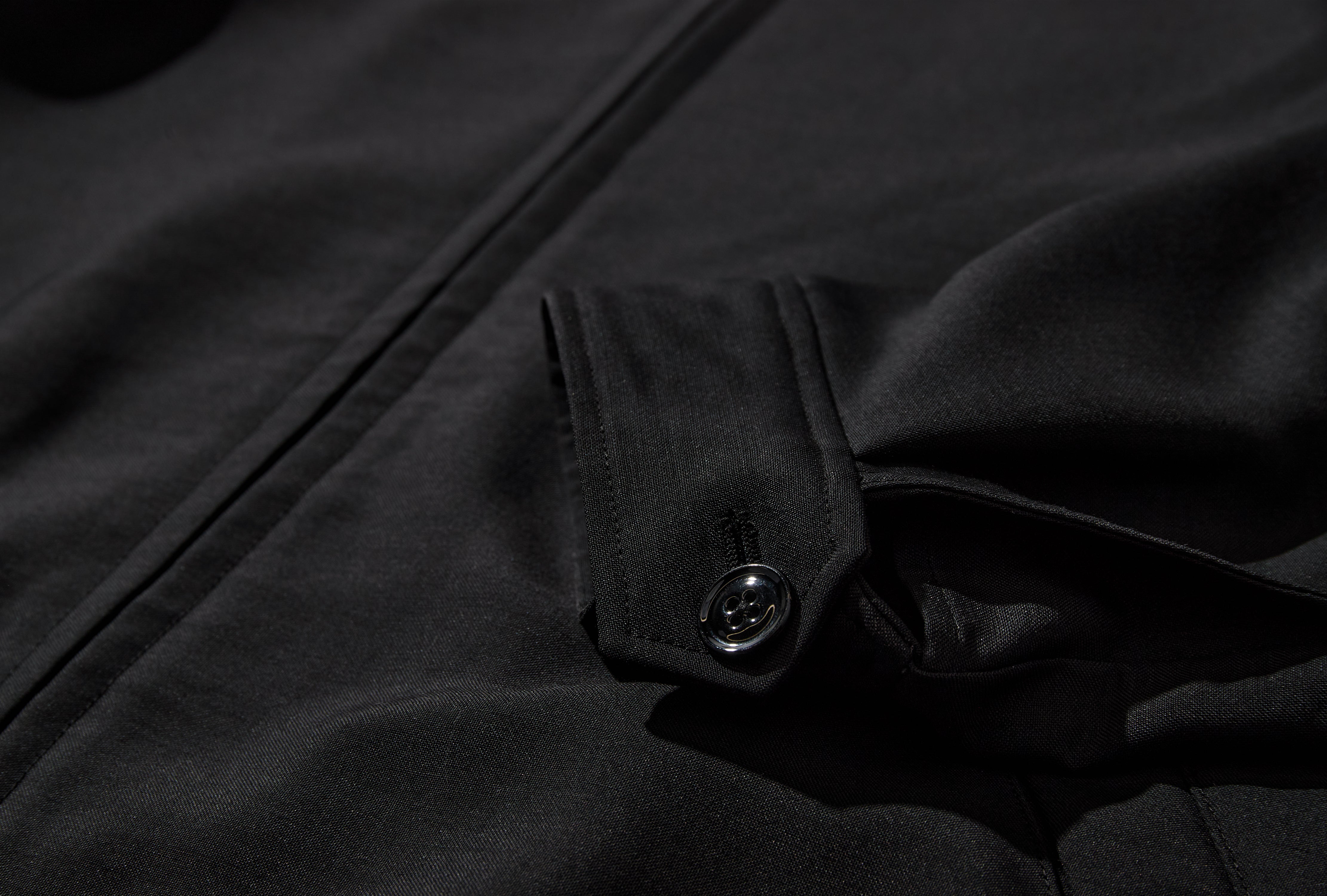 ZIPPED BLOUSON - DOUBLE FACE WOOL VISCOSE OW1280 LF1670 Dark grey