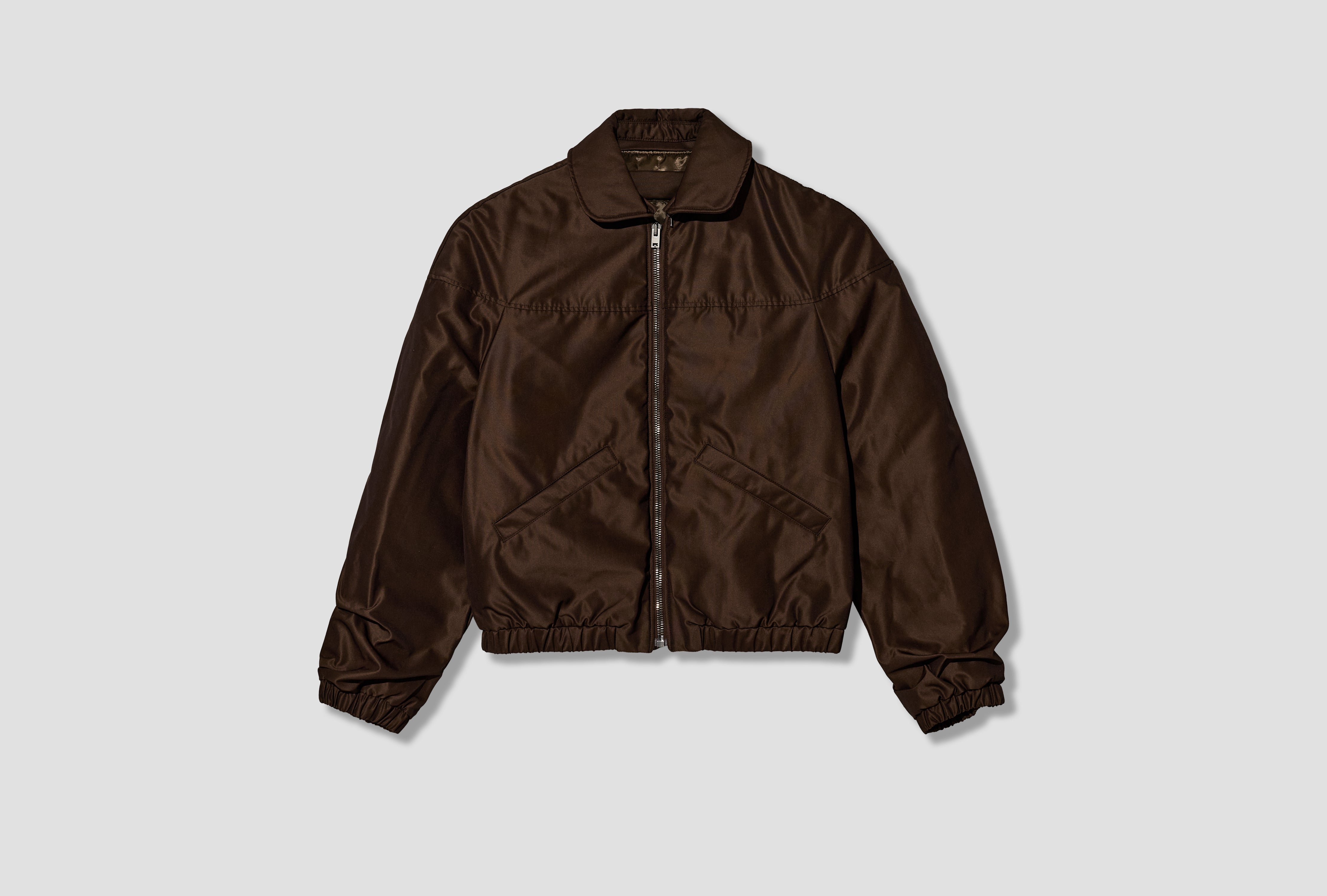 PUFFER BLOUSON - POLYESTER CANVAS OW1251 LF1655 Brown