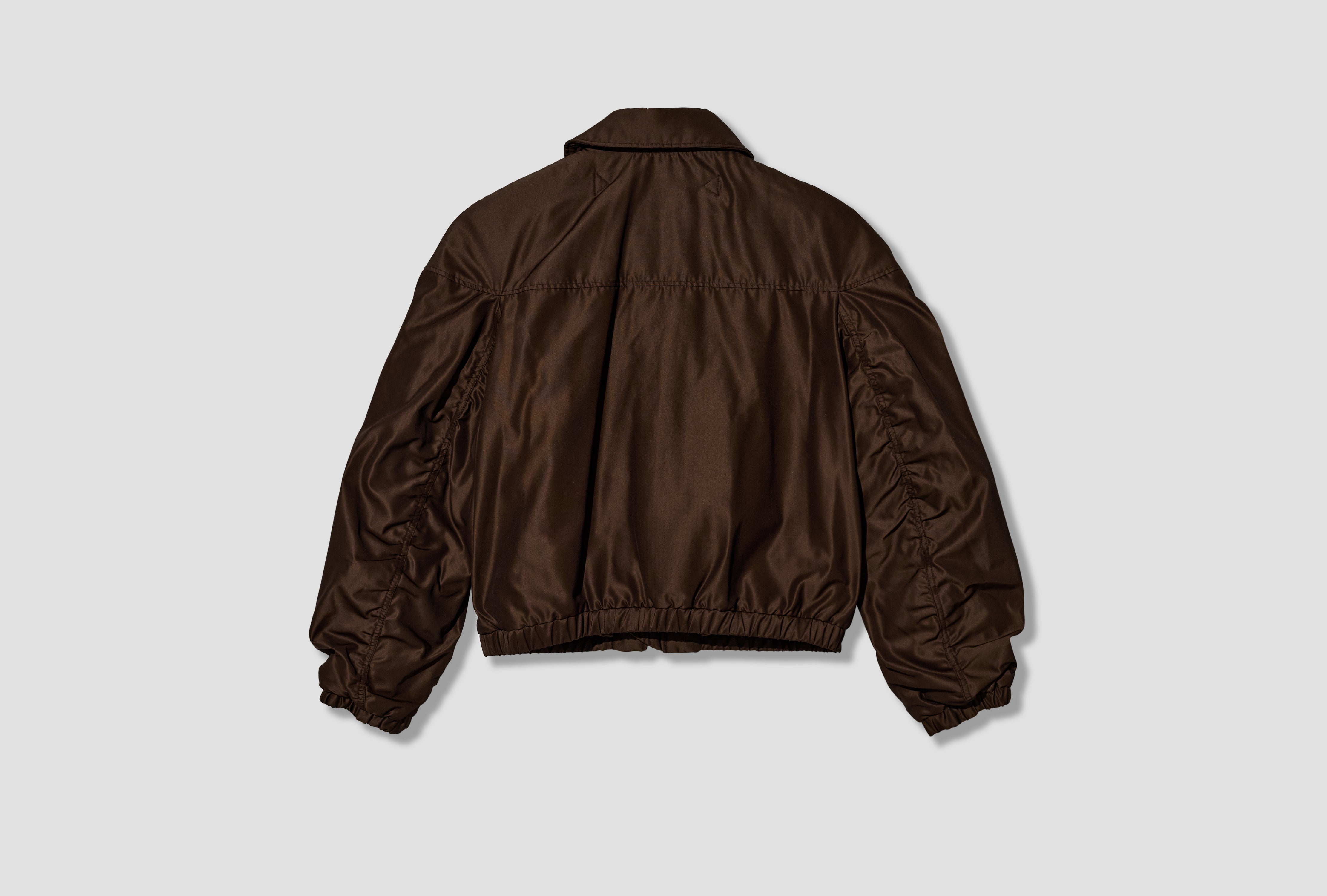 PUFFER BLOUSON - POLYESTER CANVAS OW1251 LF1655 Brown