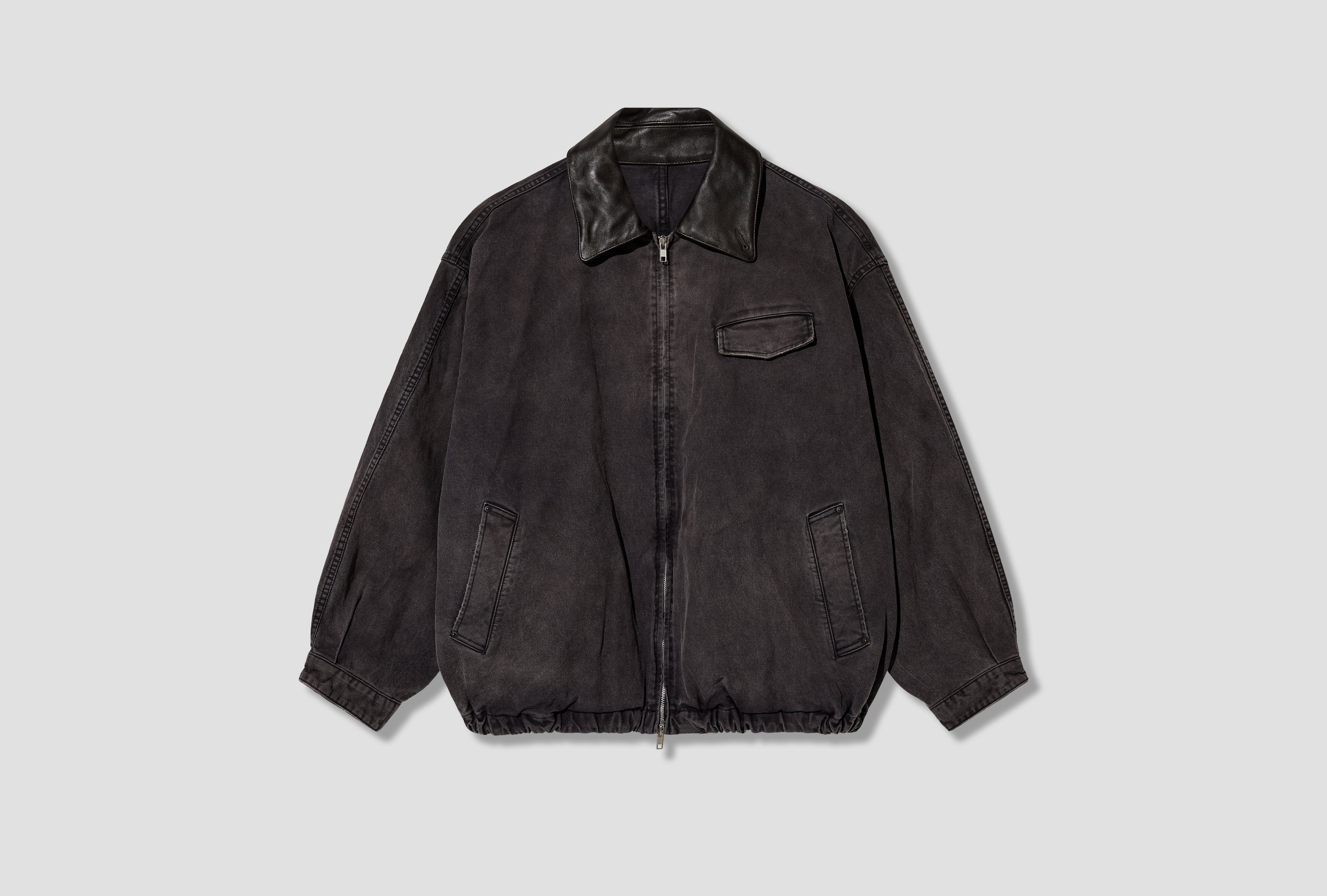 SULFUR DYED OXFORD VINTAGE JACKET ST.1578 Black