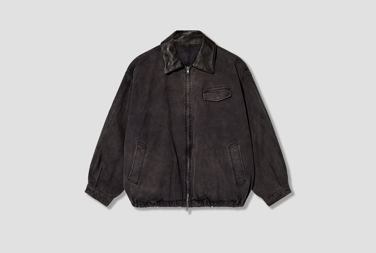 SULFUR DYED OXFORD VINTAGE JACKET ST.1578 Black