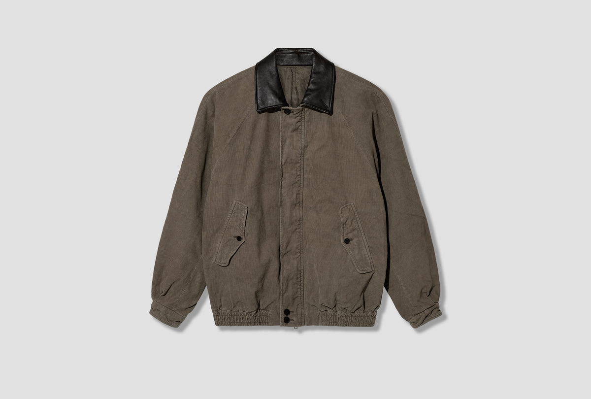 VINTAGE CORDUROY ZIP JACKET ST.1581 Brown