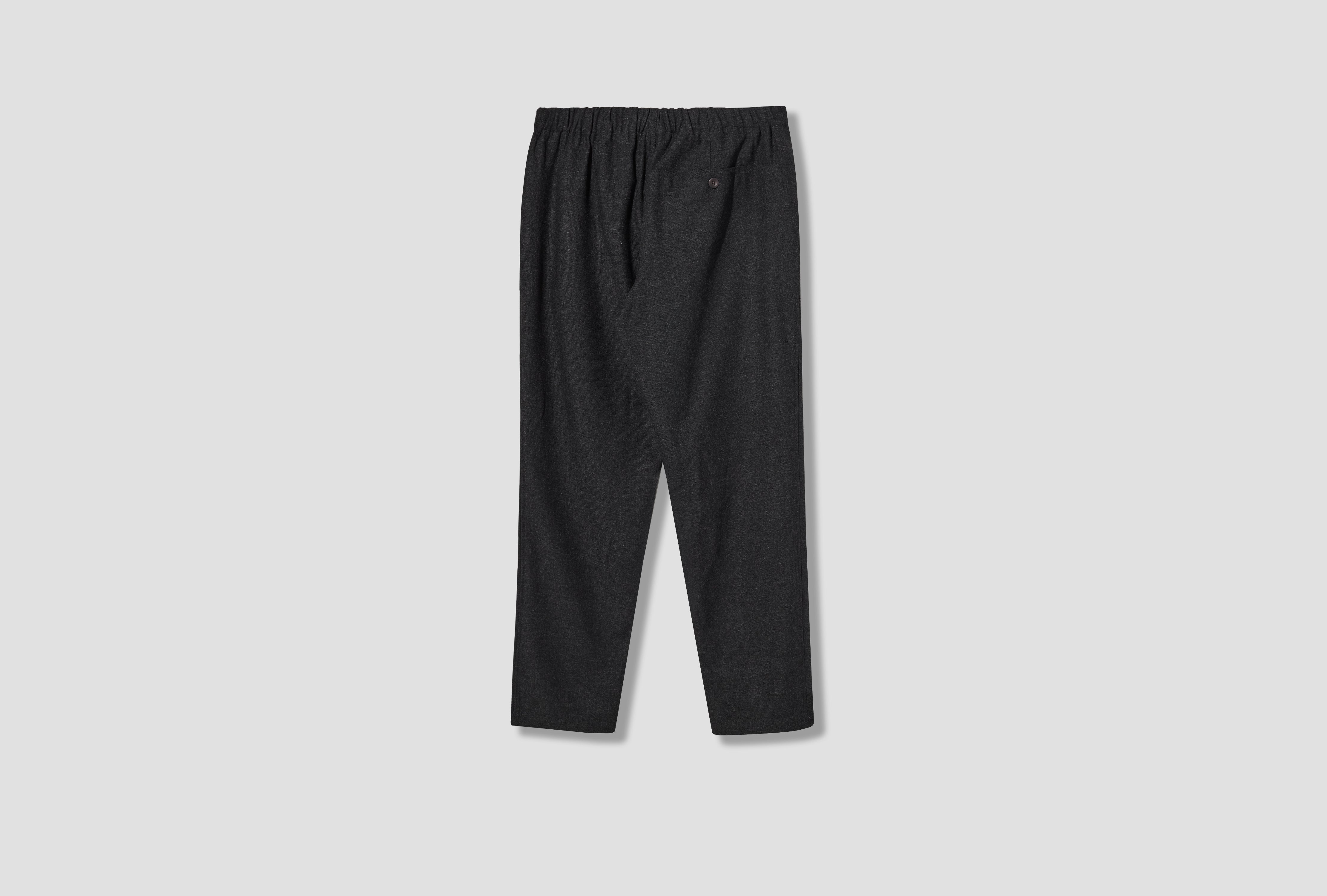 TRYSIL REGULAR WOOL TROUSER N25-0503 Charcoal