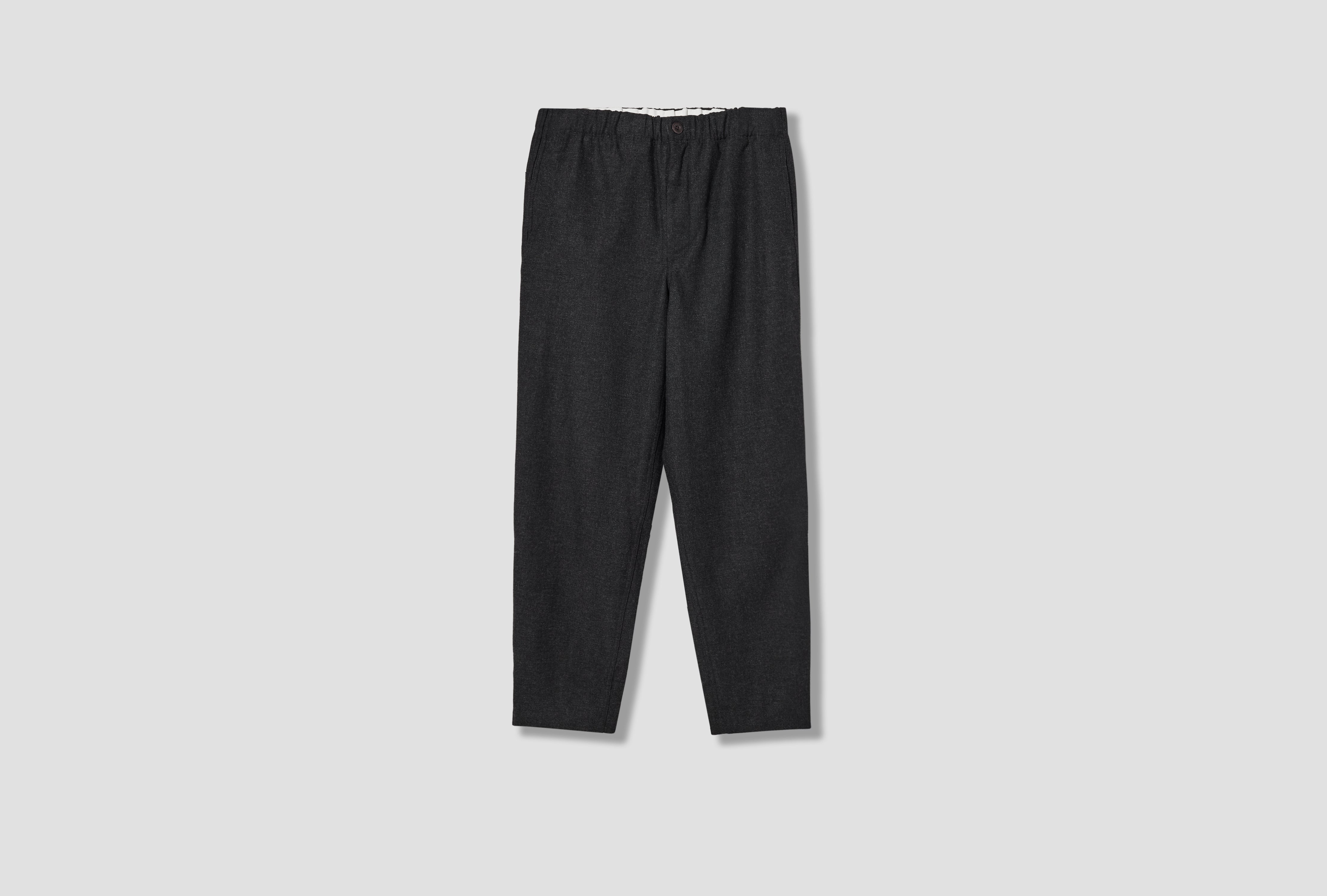 TRYSIL REGULAR WOOL TROUSER N25-0503 Charcoal