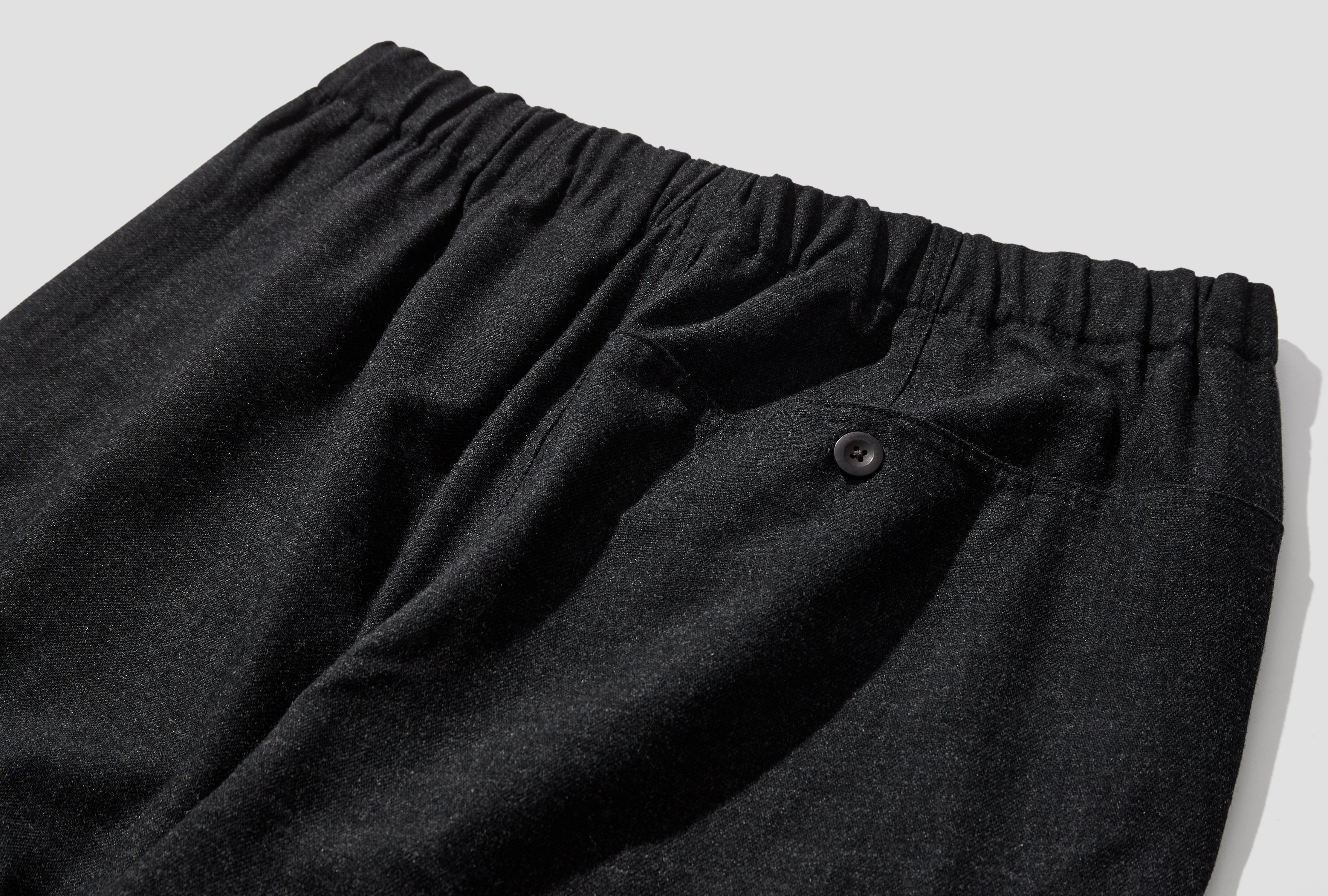 TRYSIL REGULAR WOOL TROUSER N25-0503 Charcoal