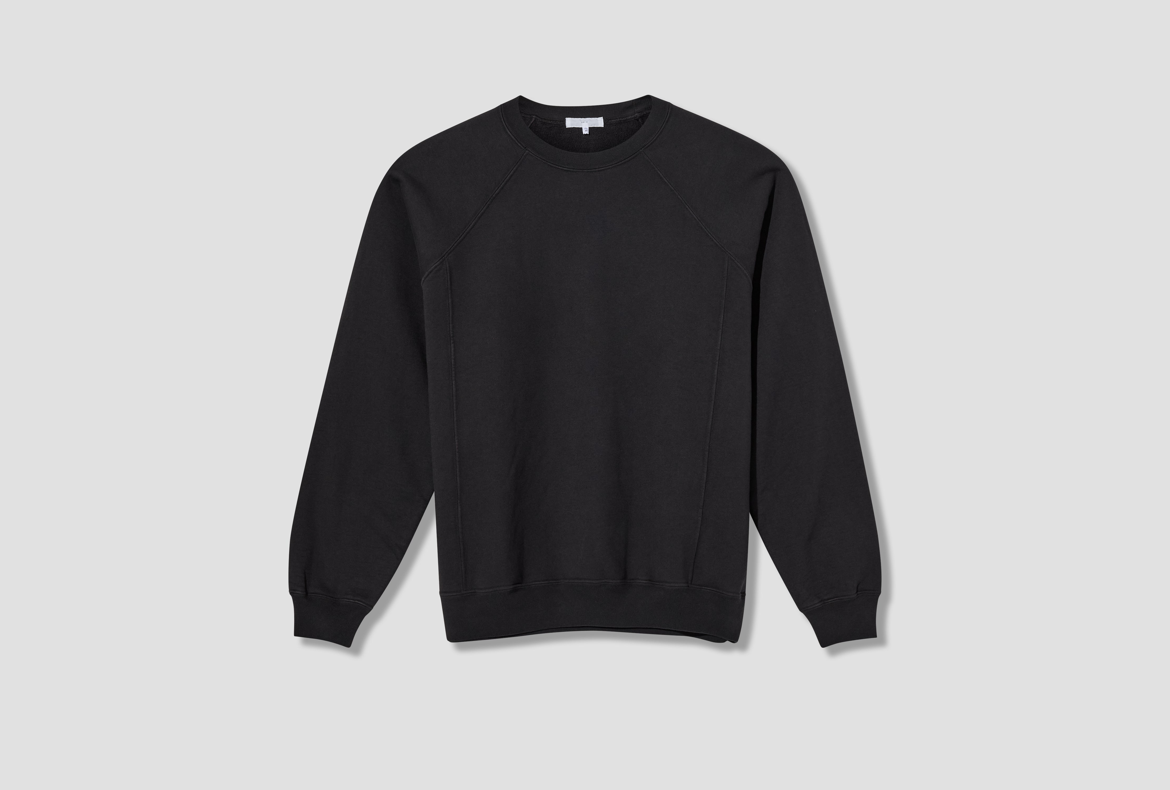 HEAVY GUSSET CREWNECK LW-SW520 Dark grey