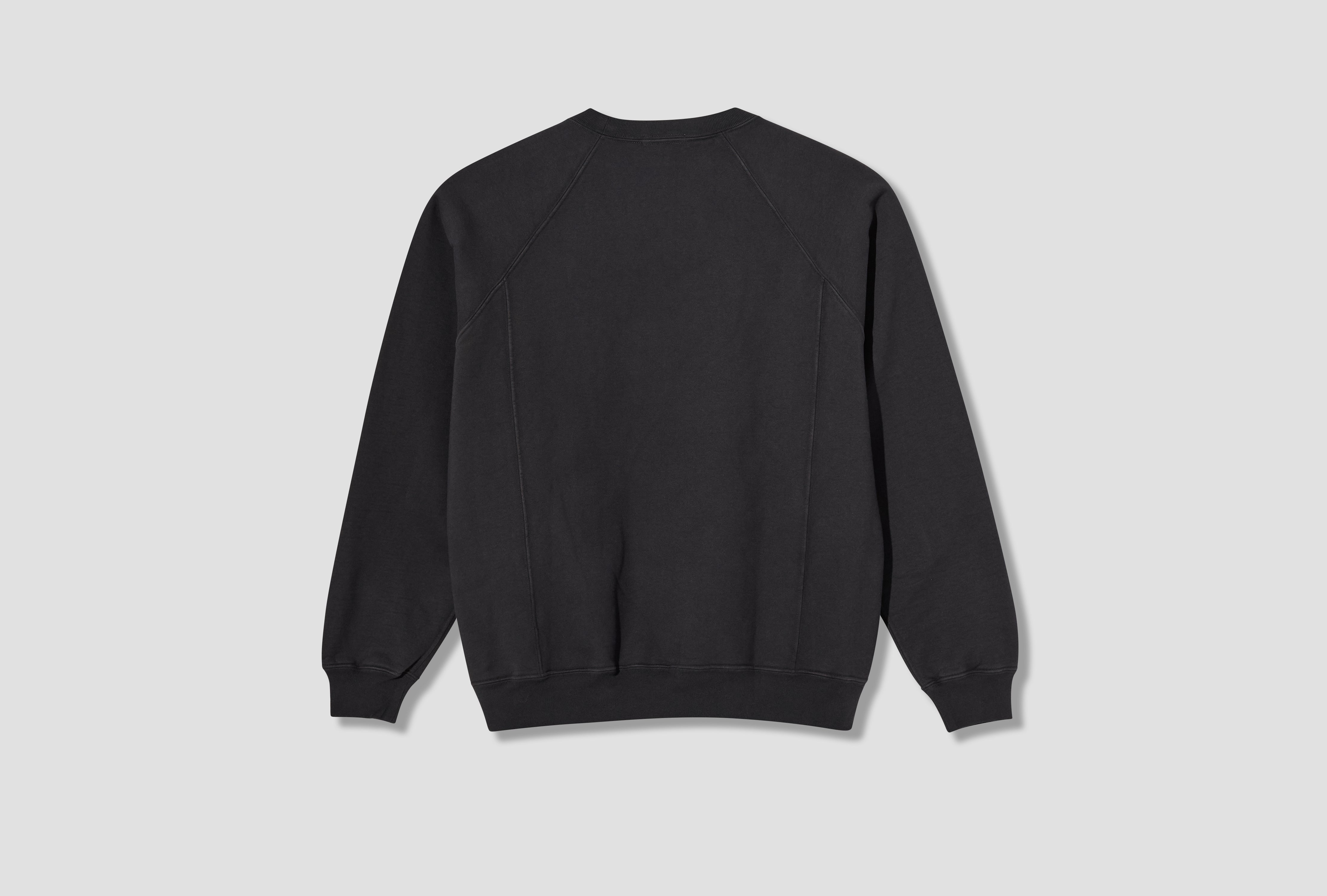 HEAVY GUSSET CREWNECK LW-SW520 Dark grey