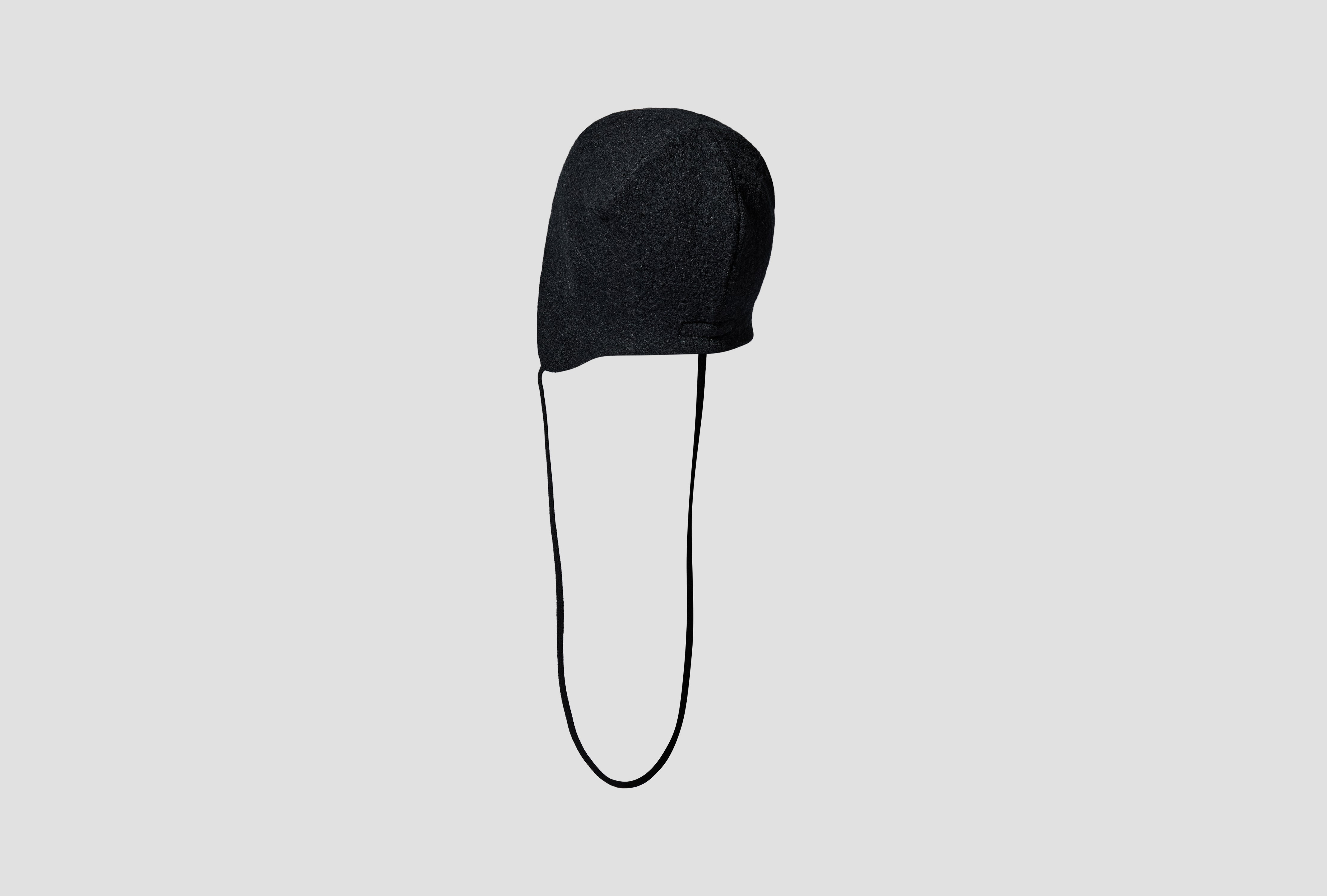 EAR FLAP CAP LW-AC030 Charcoal