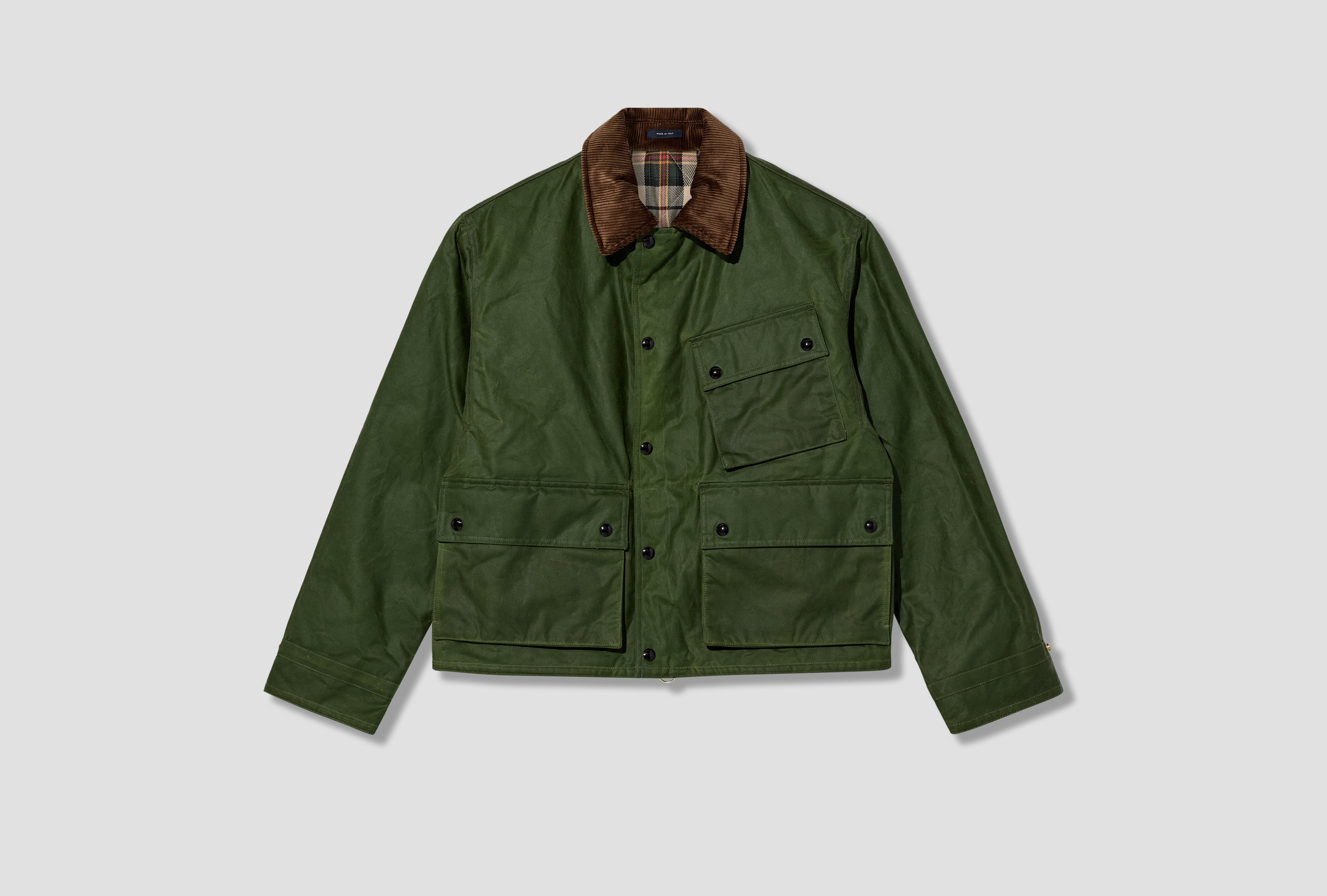 WAXED WADER JACKET DR2A1O 26512-01 Green