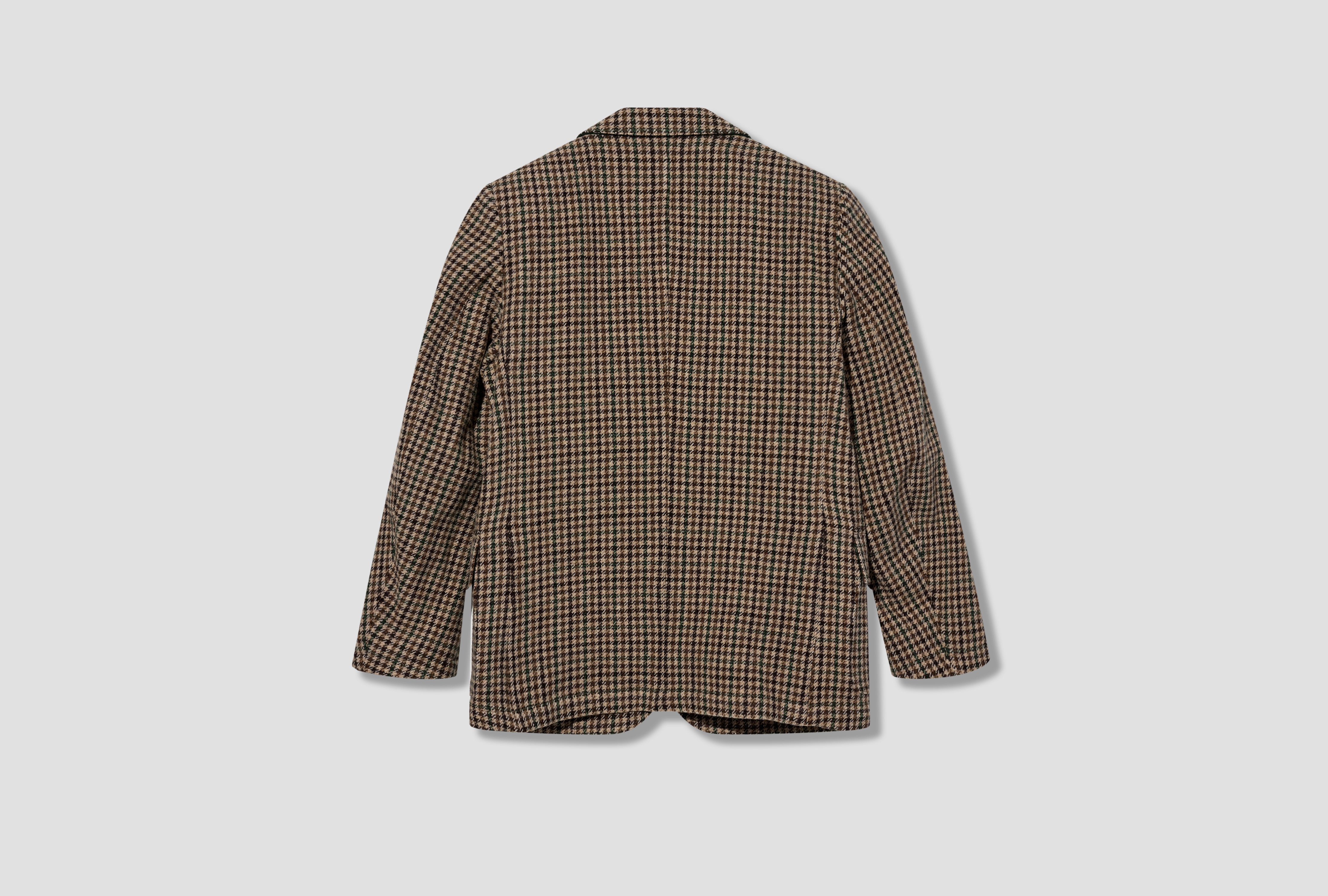 MKVII TWEED HOUNDCHECK GAMES BLAZER DR2A2F 26534-01 Brown