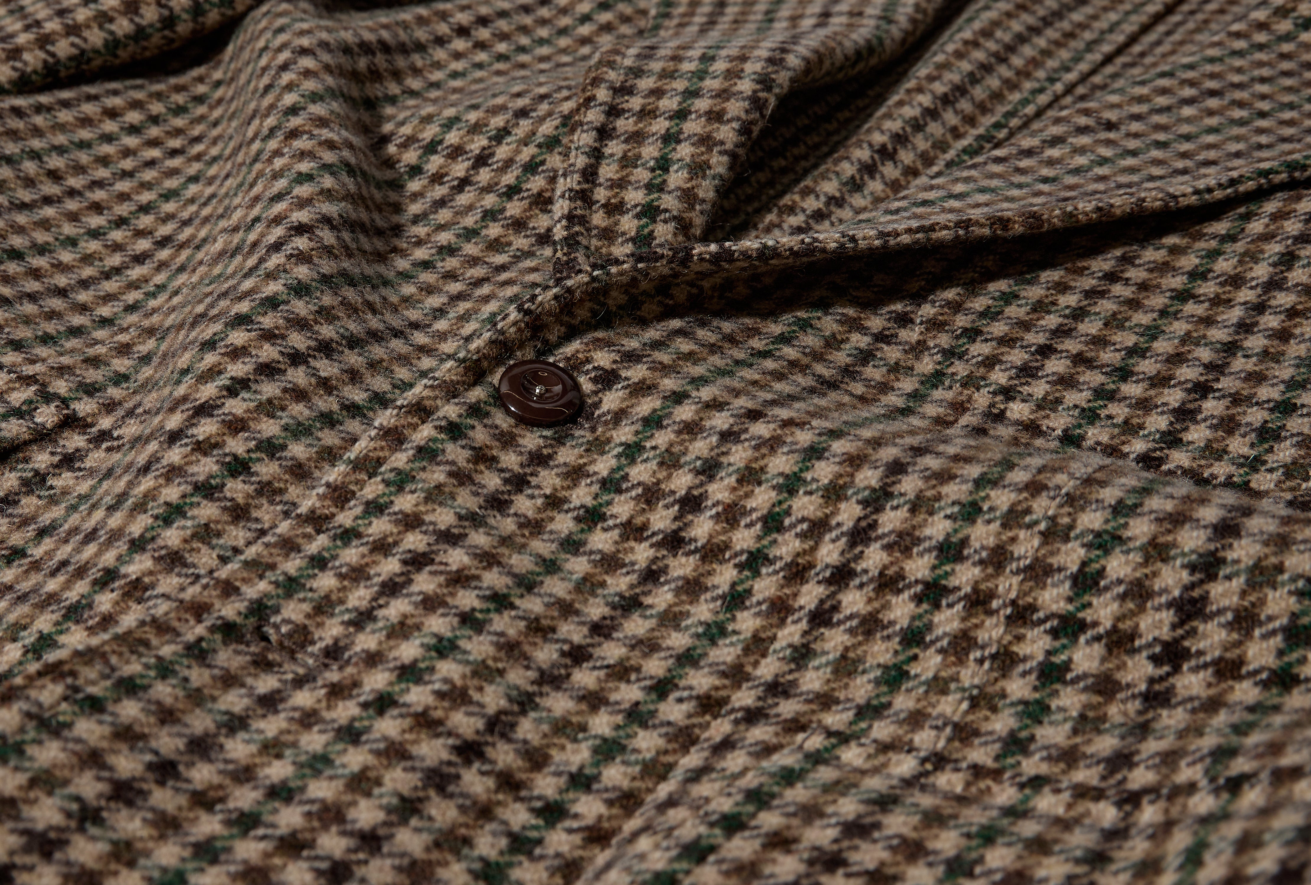 MKVII TWEED HOUNDCHECK GAMES BLAZER DR2A2F 26534-01 Brown