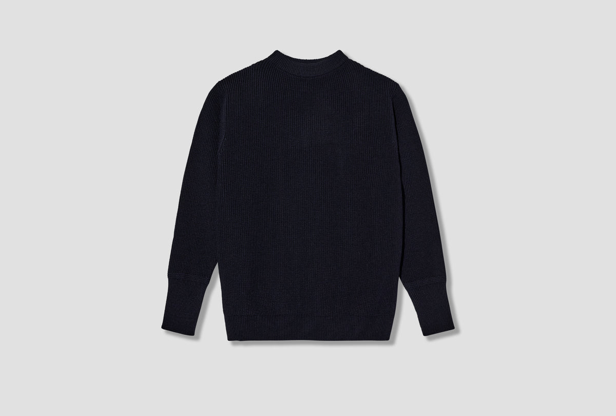 SAILOR CREWNECK - 7 GAUGE / SIGNATURE YARN Navy