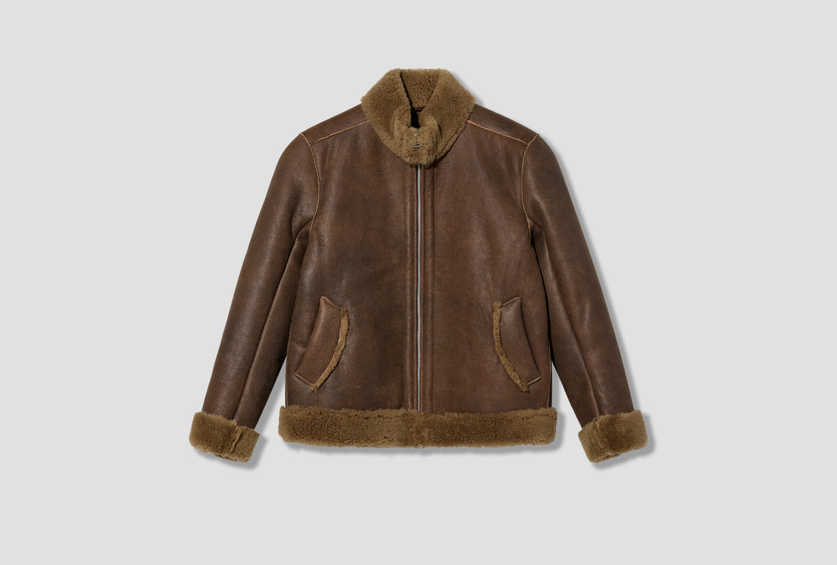DABINETT JACKET - TUFTED SHEARLING / CIDER AW-026-002