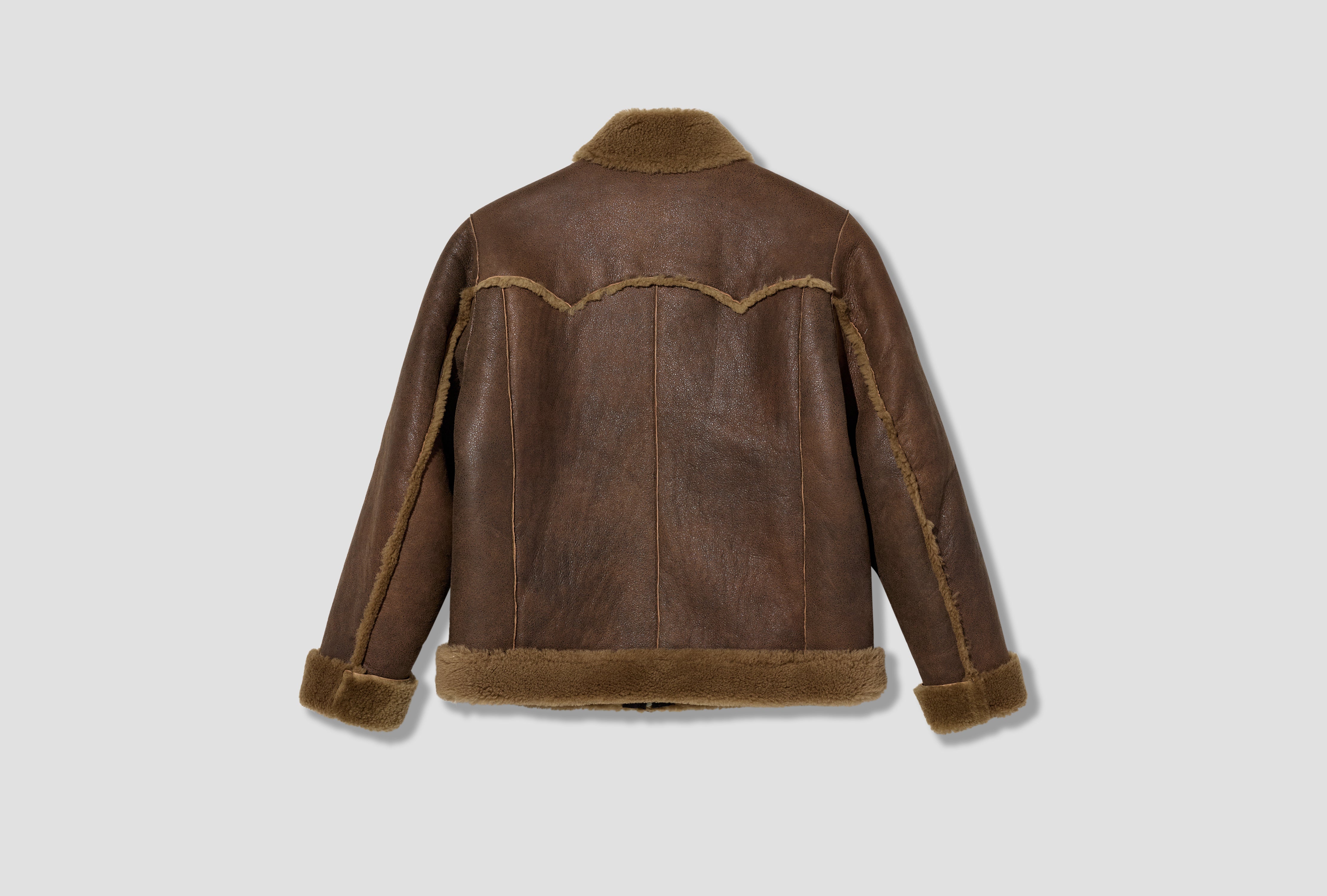 DABINETT JACKET - TUFTED SHEARLING / CIDER AW-026-002