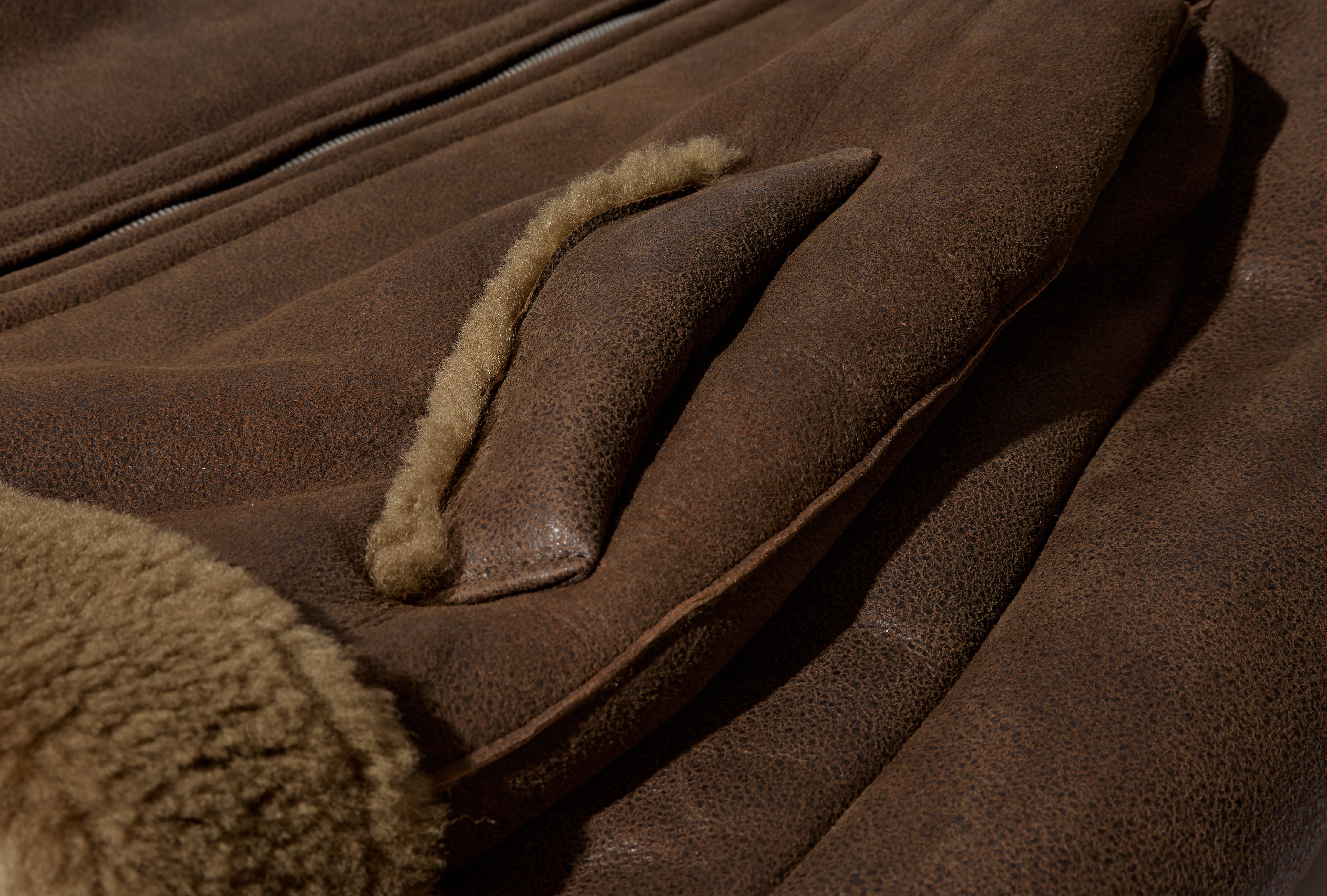 DABINETT JACKET - TUFTED SHEARLING / CIDER AW-026-002