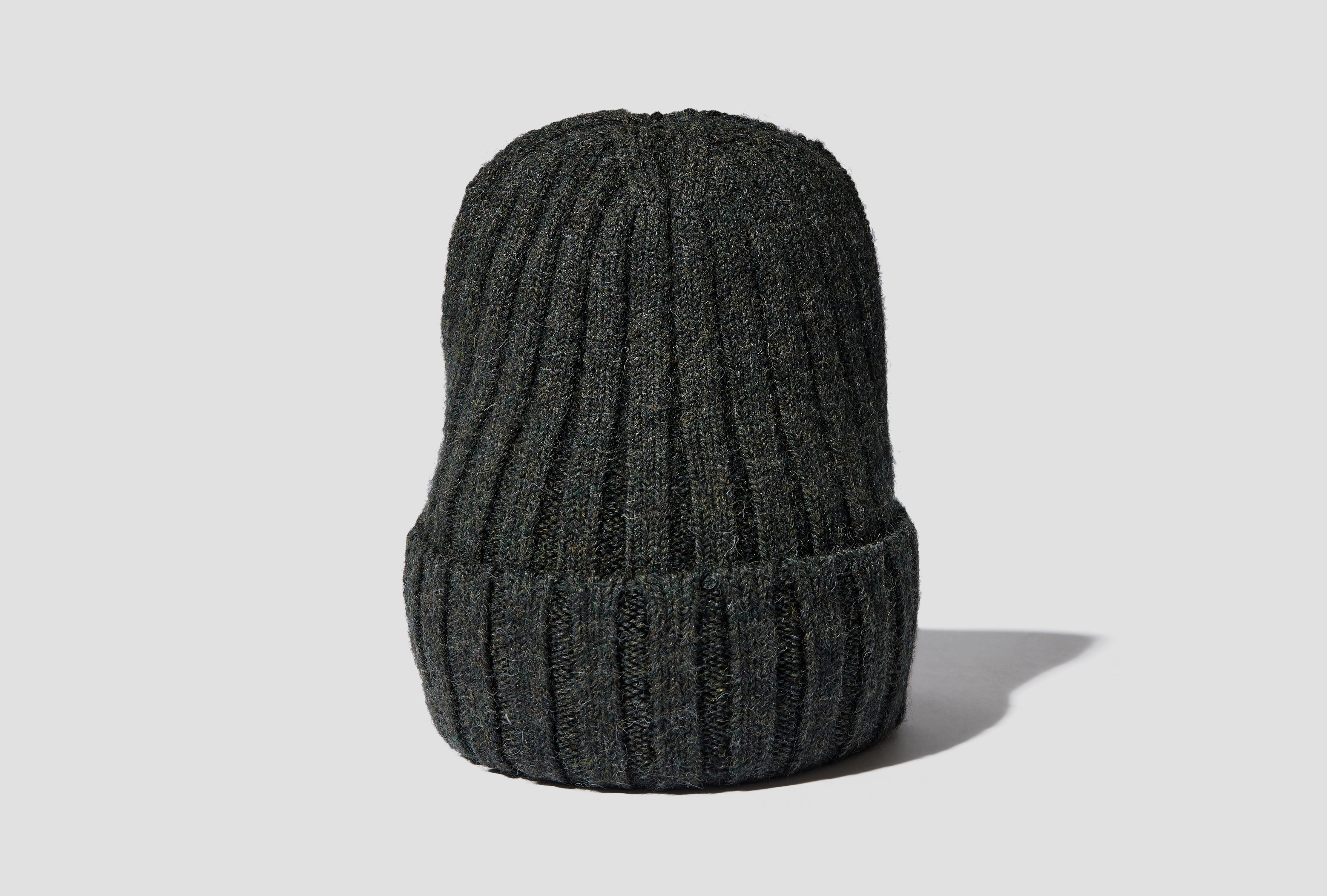 KNIT CAP (WOOL) 0126203003008 Charcoal