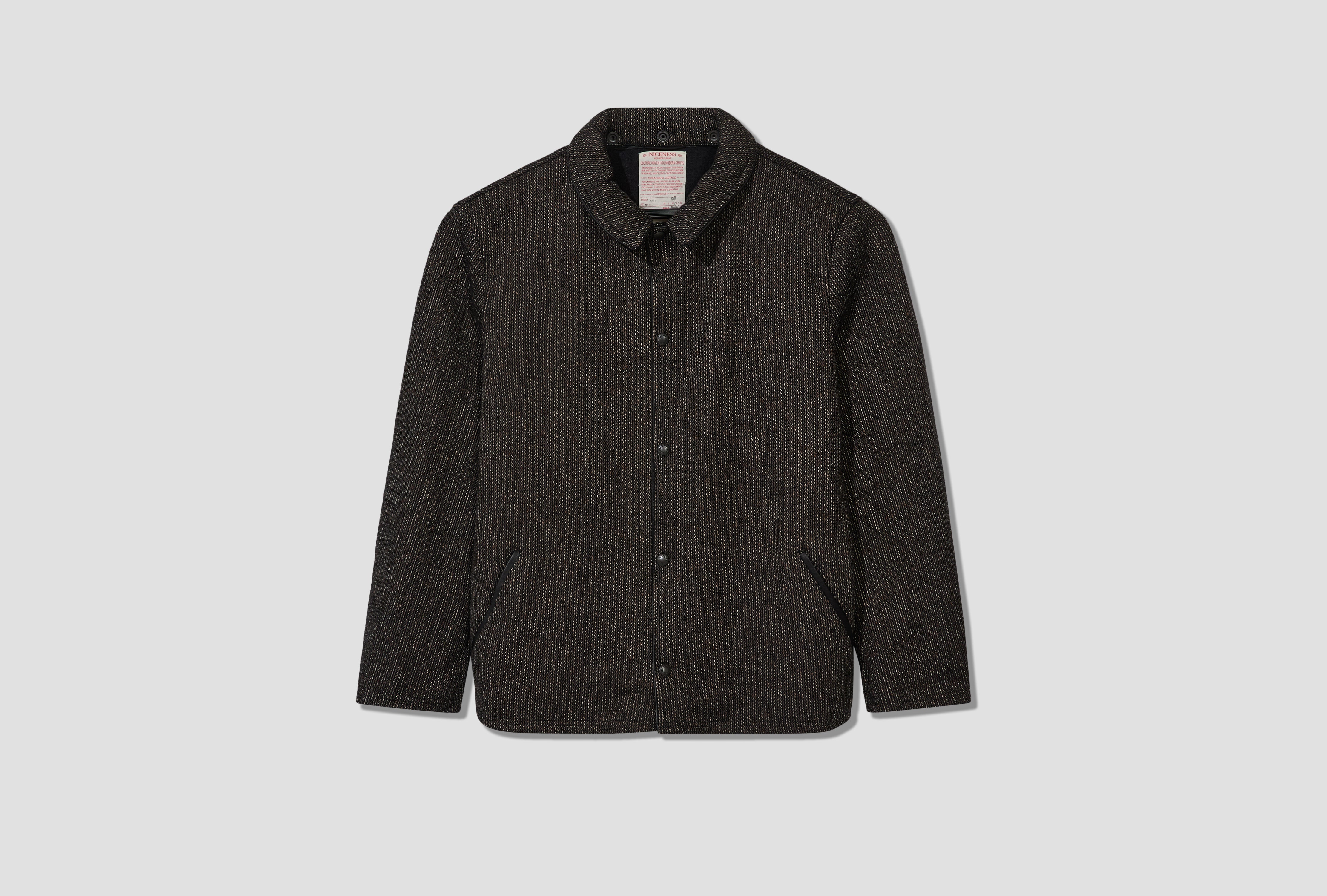 BATT - KASRI YARN HARBOR JACKET NN-2801B18 Black