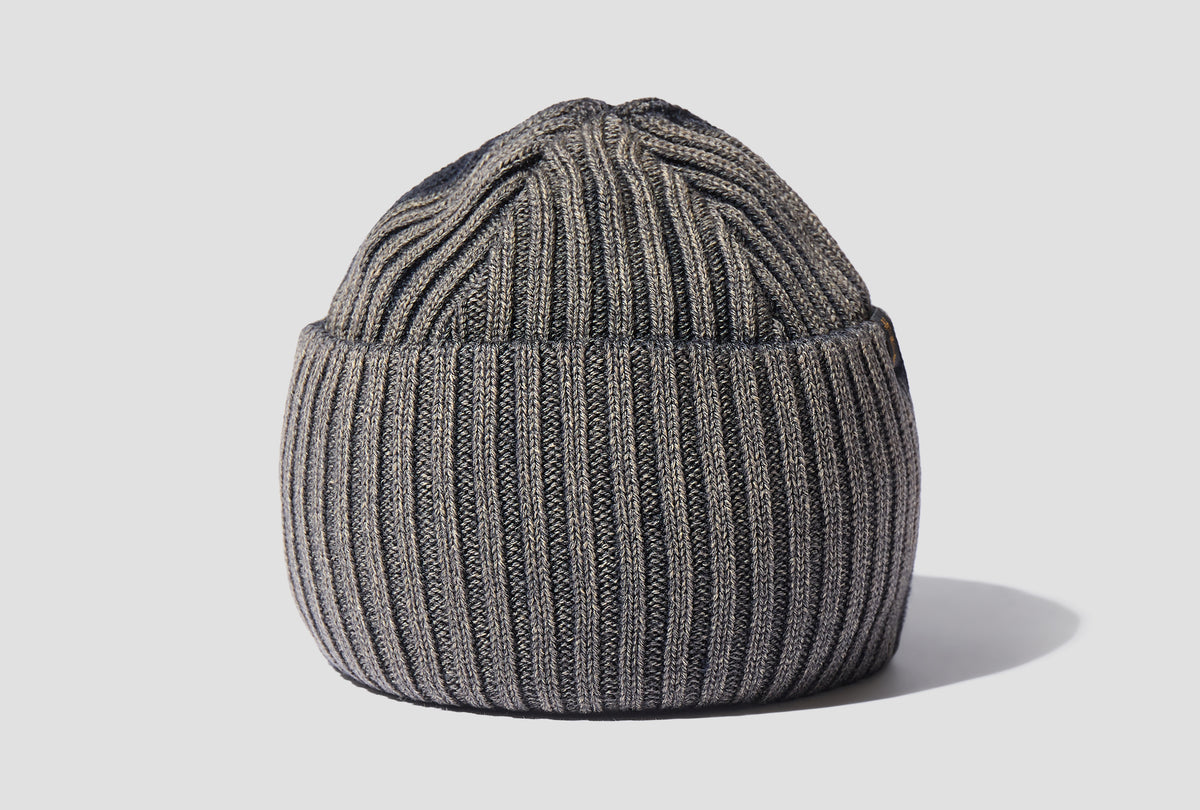 BATONER - WOOL WORSTED RIB BLEACH TREATED HR-N005-W26 Navy