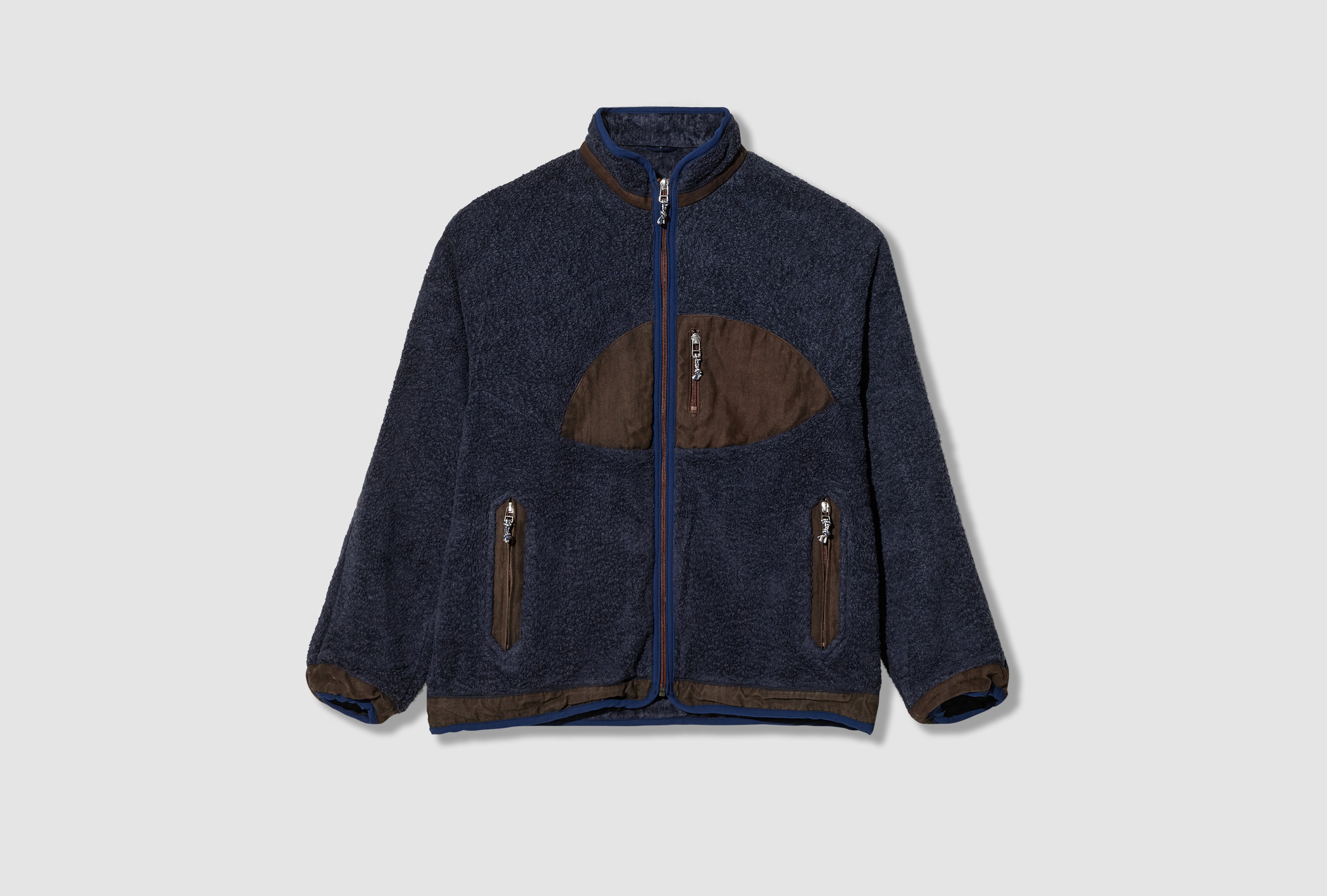SUNSET PILE JACKET - INDIGO KAKISHIBU JK-004