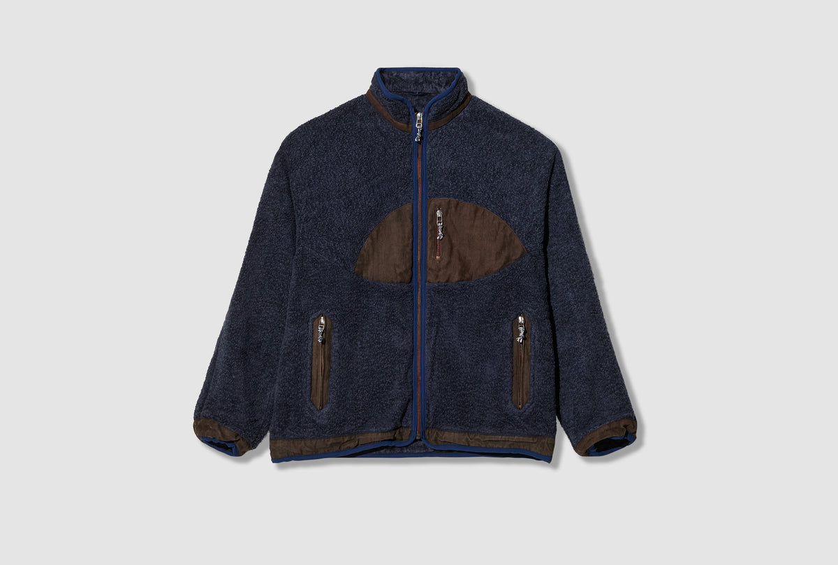 SUNSET PILE JACKET - INDIGO KAKISHIBU JK-004