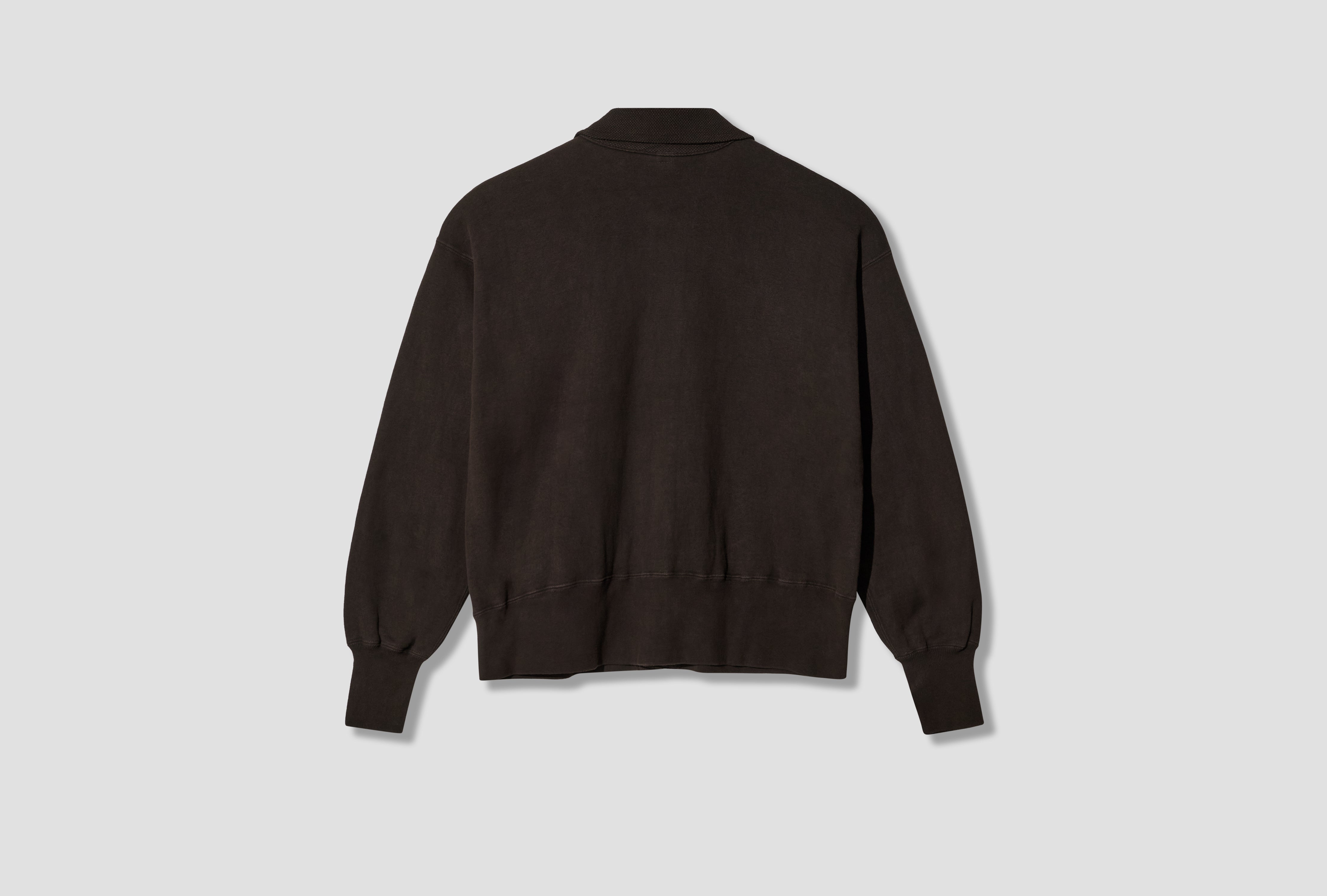 LOT.607 SWEAT COAT - MUD DYED BROWN TT26AW607
