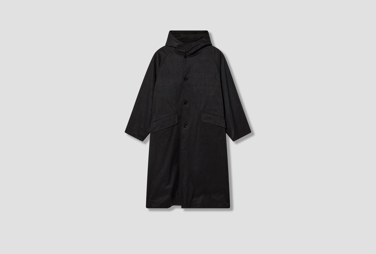 HOODED COAT 26WTCUK01002-A02105 Black