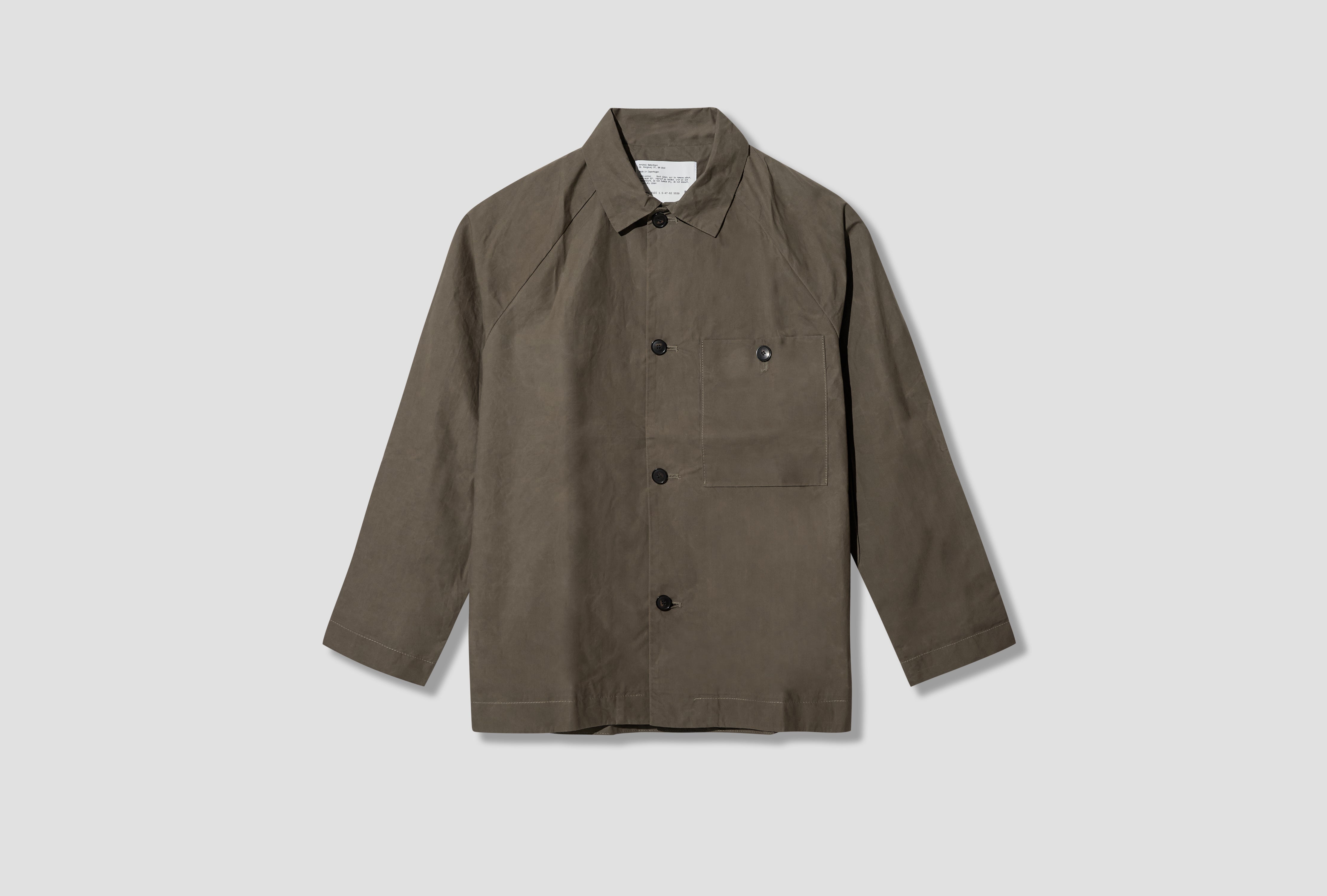 A3 OS1 R1DI - LIGHT-DRYWAX OVERSHIRT Grey