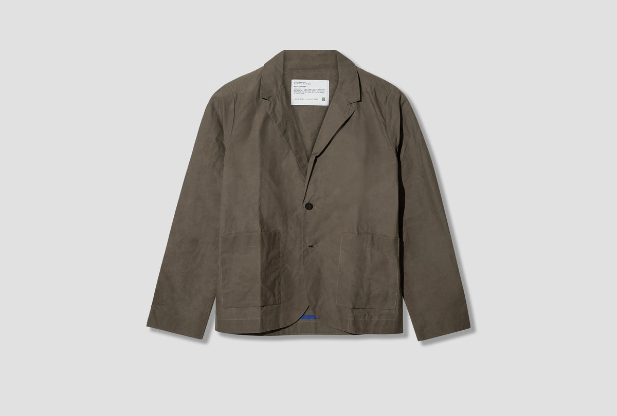 A8 SU R1DI - LIGHT-DRYWAX SUIT JACKET Grey