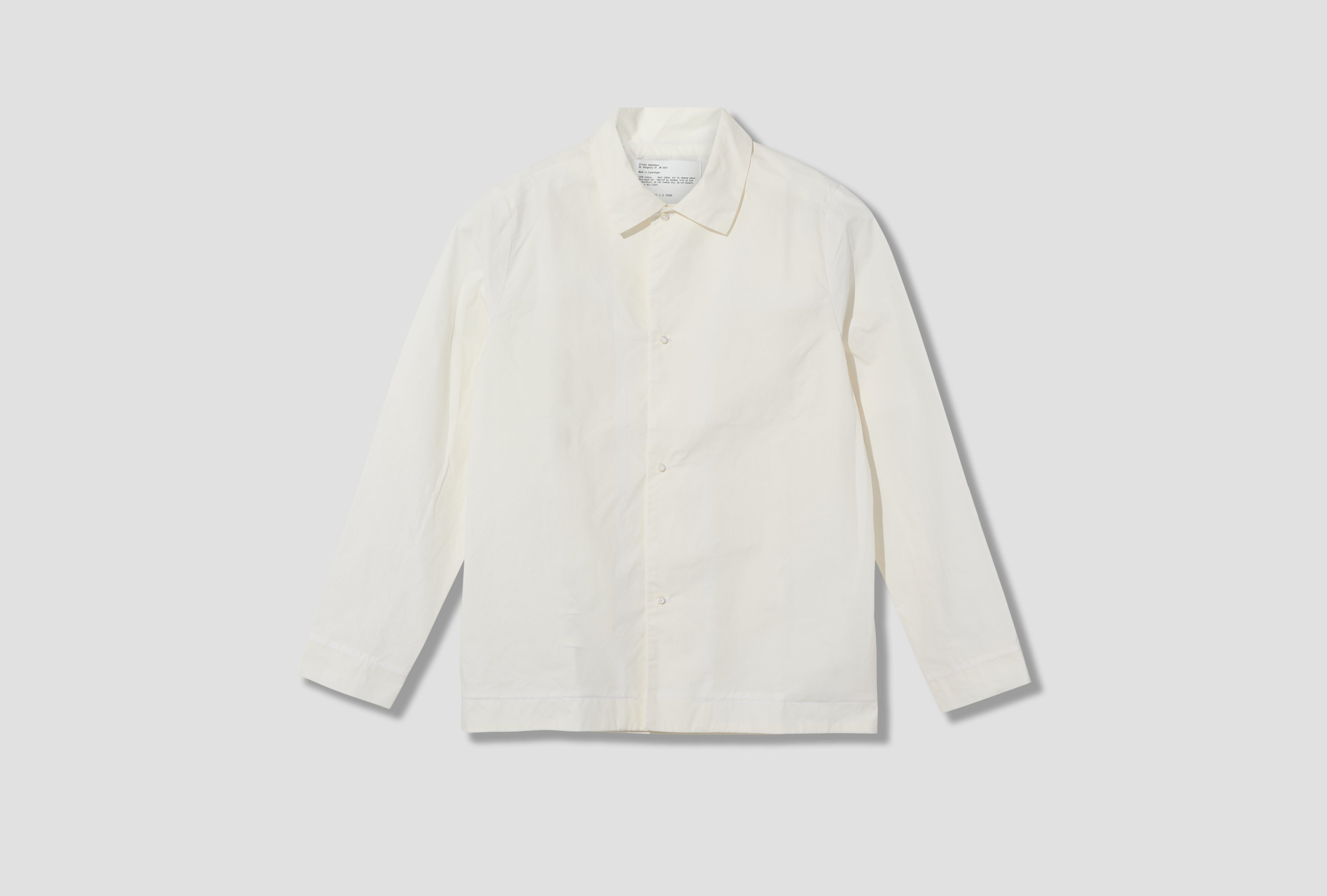 A1 SH R1WH - LIGHT-DRYWAX SHIRT Off white