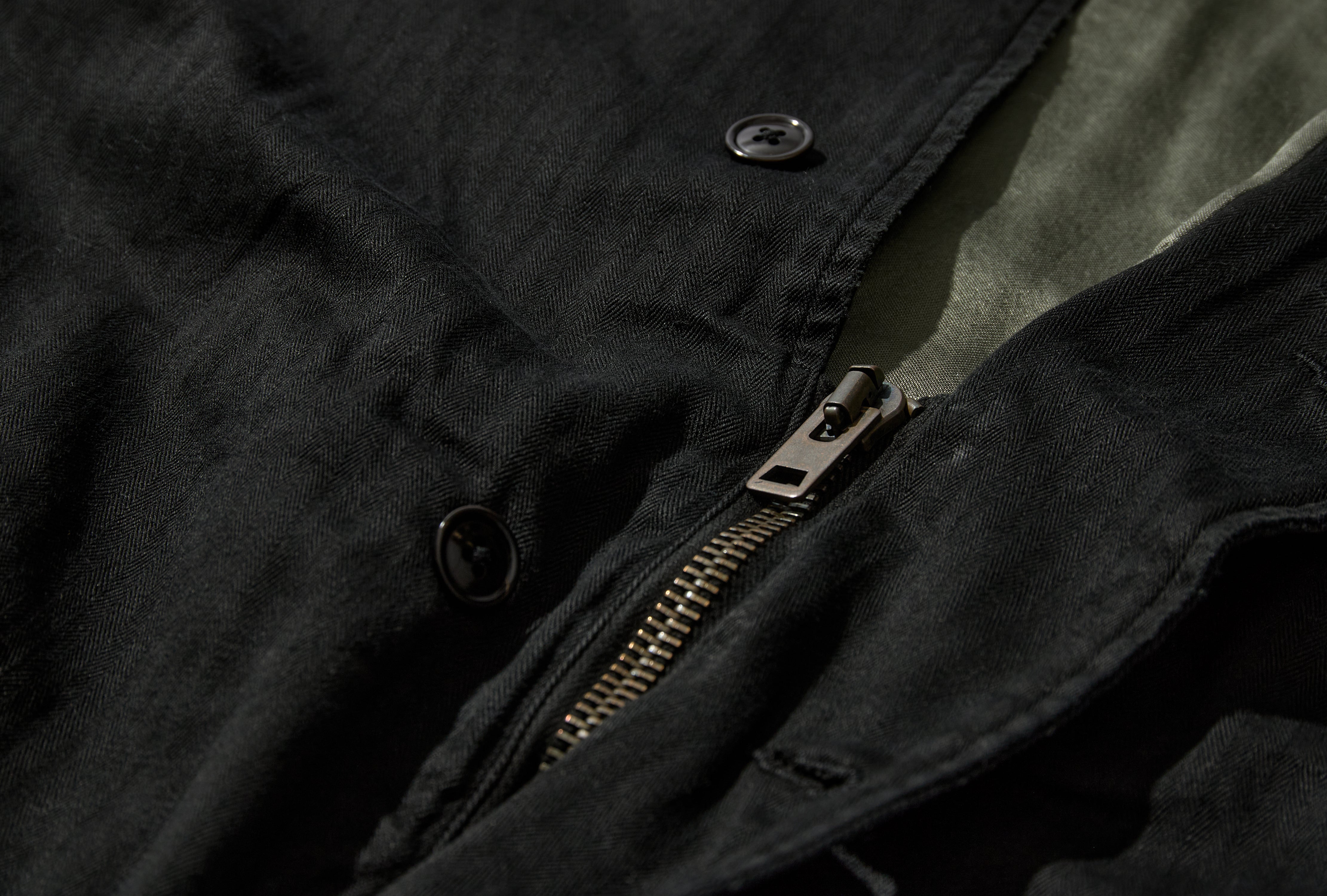 VINTAGE US NAVY N-4 DECK JACKET 26AAP-01-63 Black