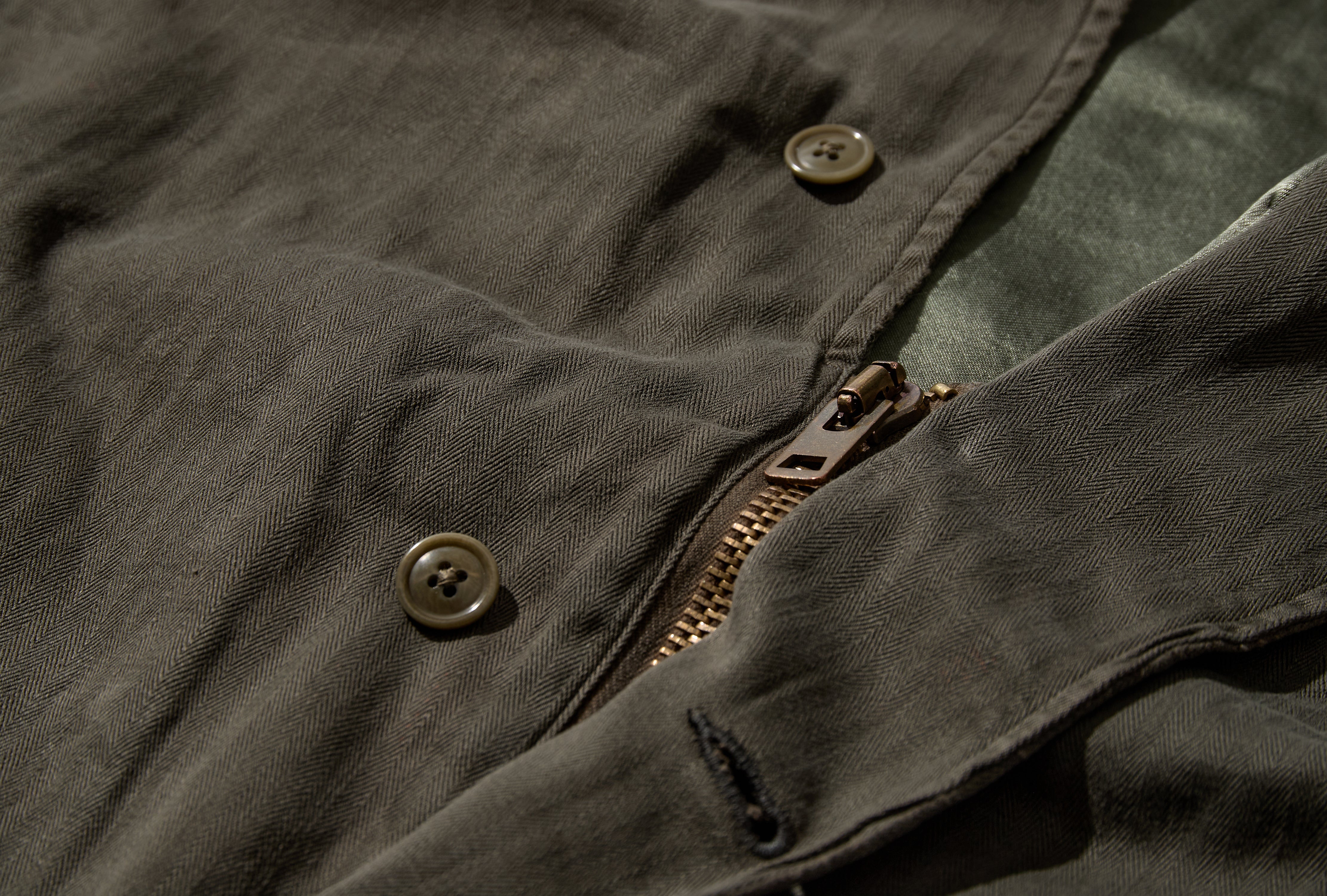 VINTAGE US NAVY N-4 DECK JACKET 26AAP-01-63 Olive