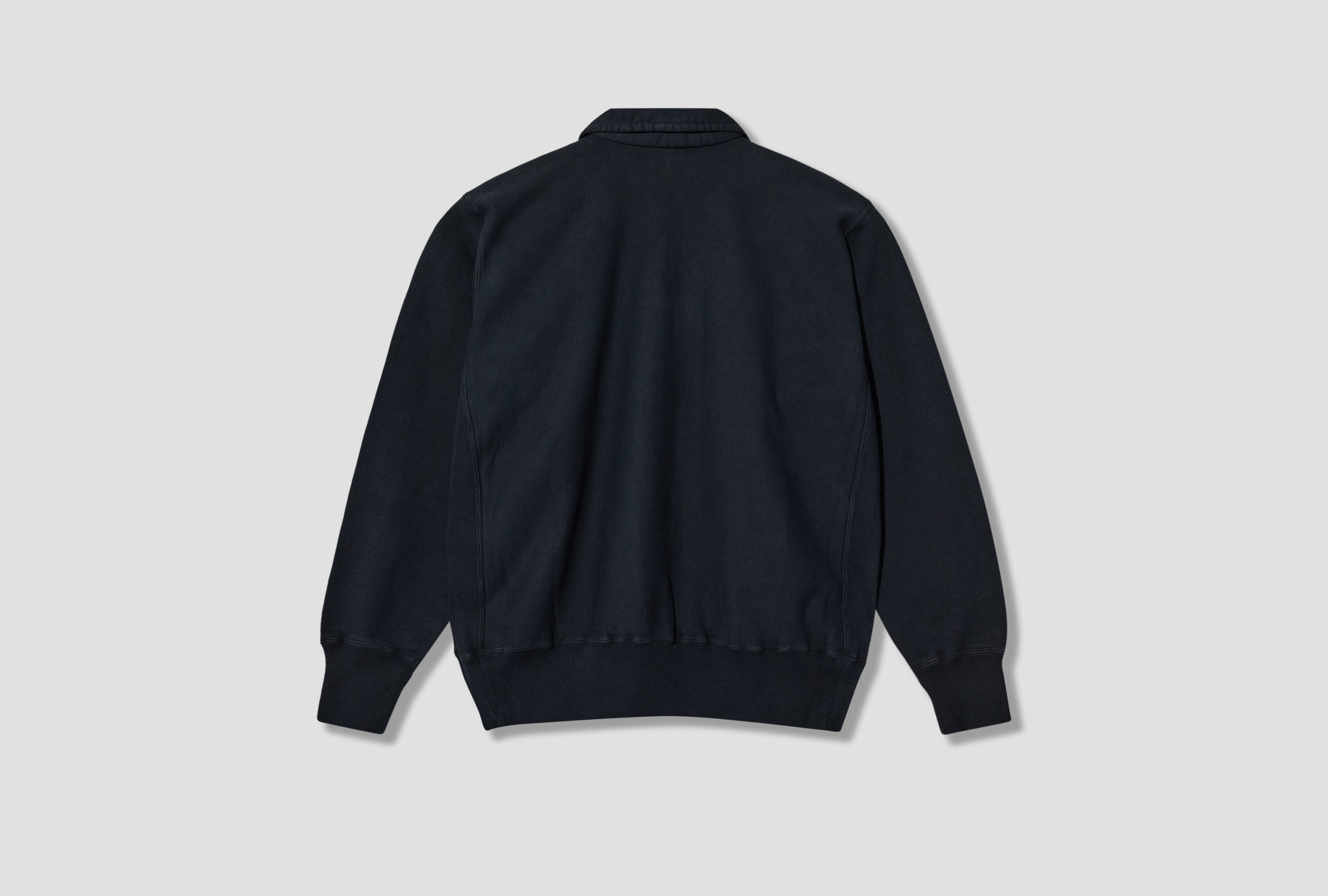 VINTAGE HALF ZIP SWEATSHIRT 26AAP-05-12 Black