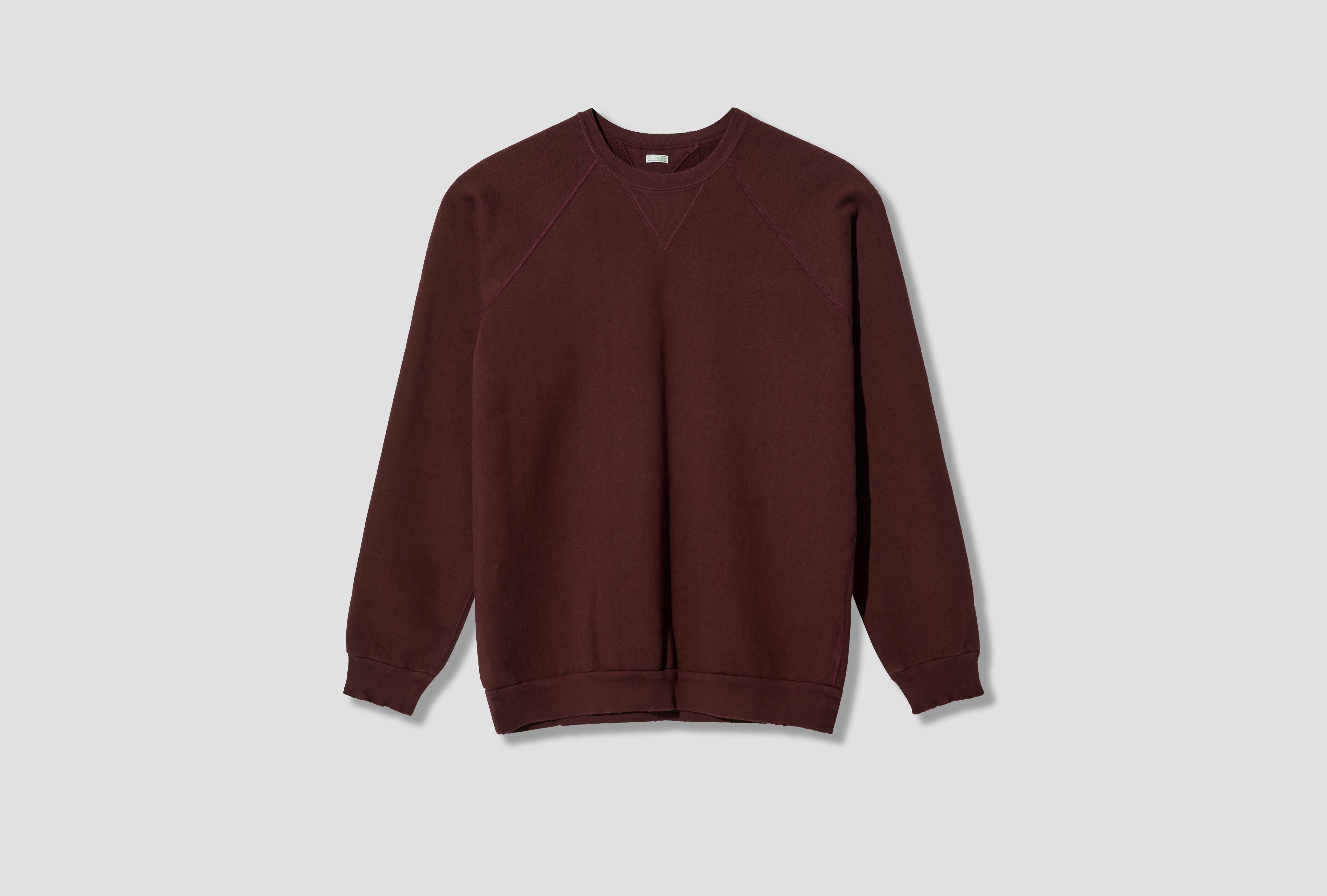 VINTAGE DOUBLE V SWEATSHIRT 26AAP-05-16 Burgundy