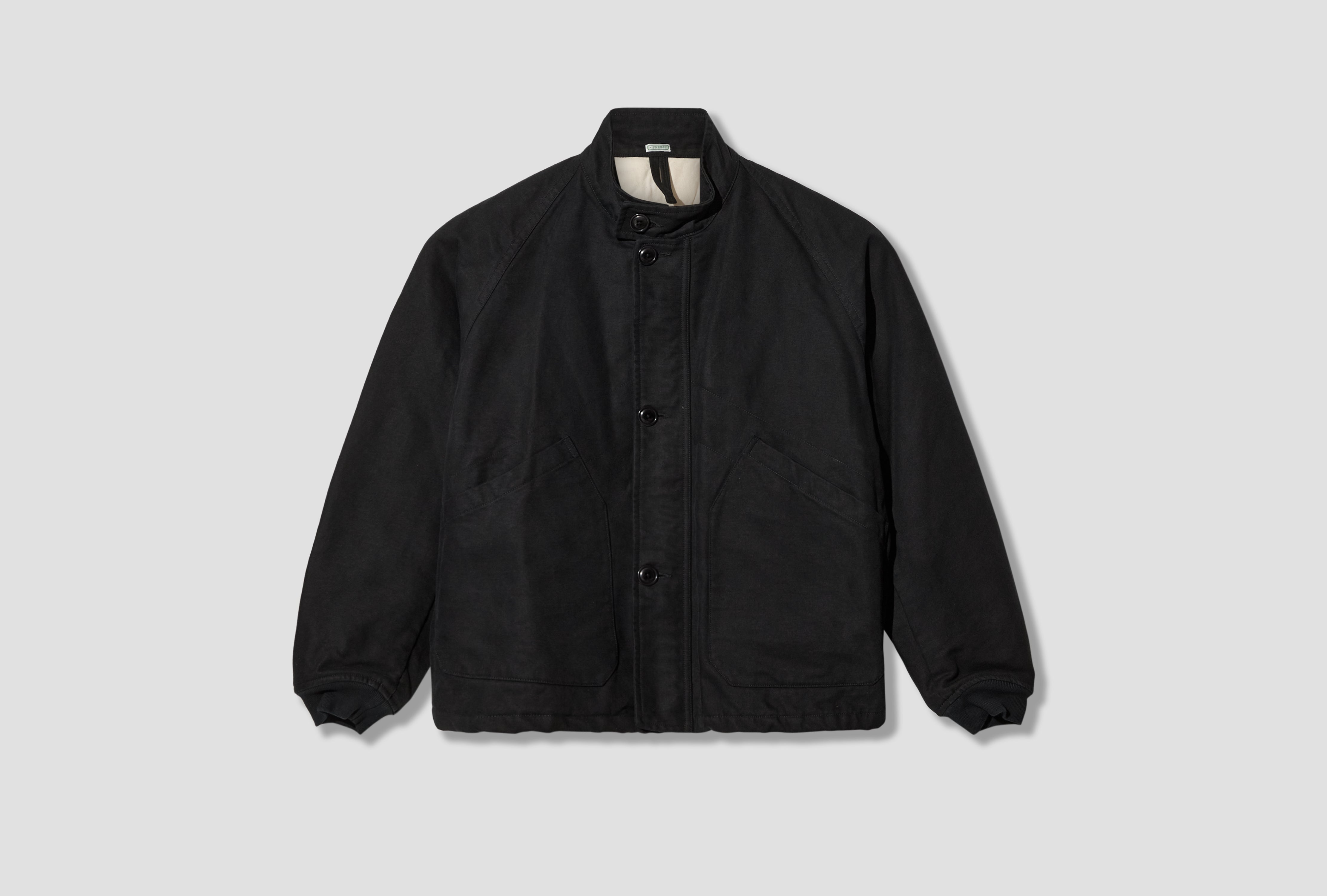 VINTAGE BRITISH ROYAL NAVY COLD WEATHER JACKET 26AAP-01-61 Black