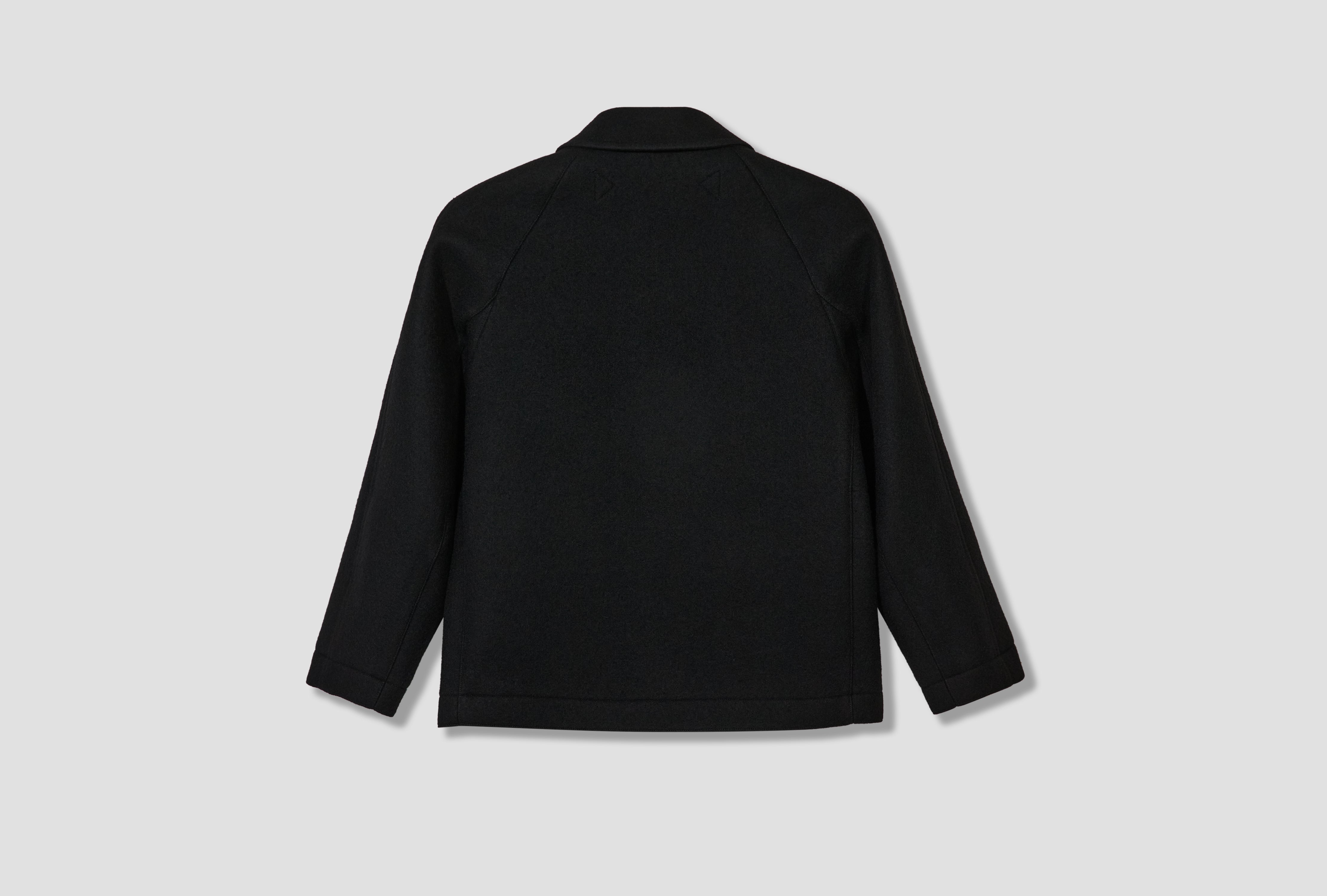UTILITY JACKET - DUFFLE WOOL OW1243 LF1660 Black