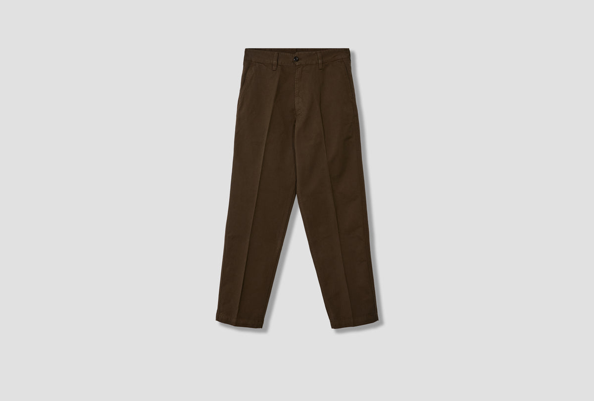 HEAVY FLAT FRONT CHINO DR2A6B 25068-03 Brown