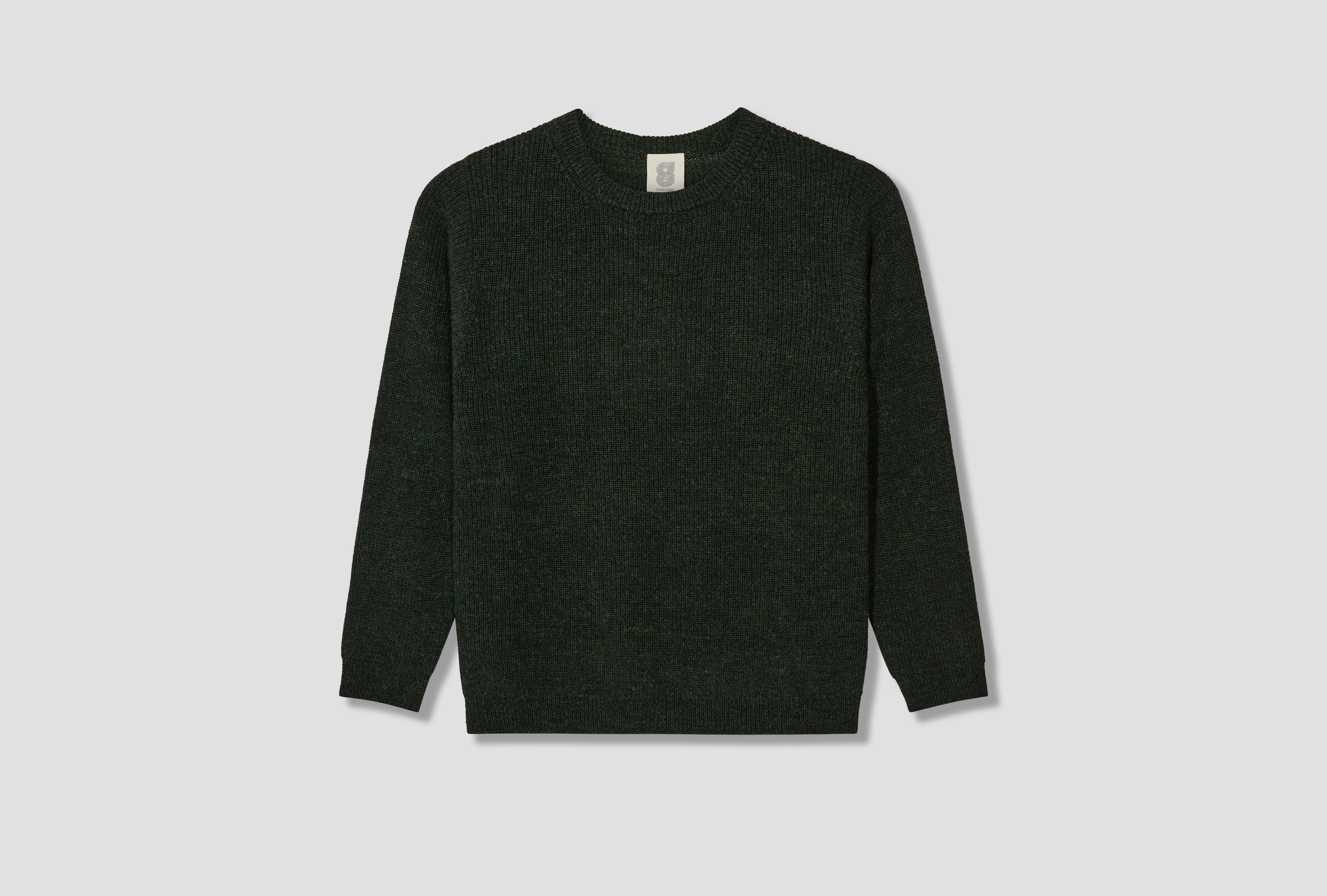 7 GAUGE ALPACA CREWNECK - EMERALD
