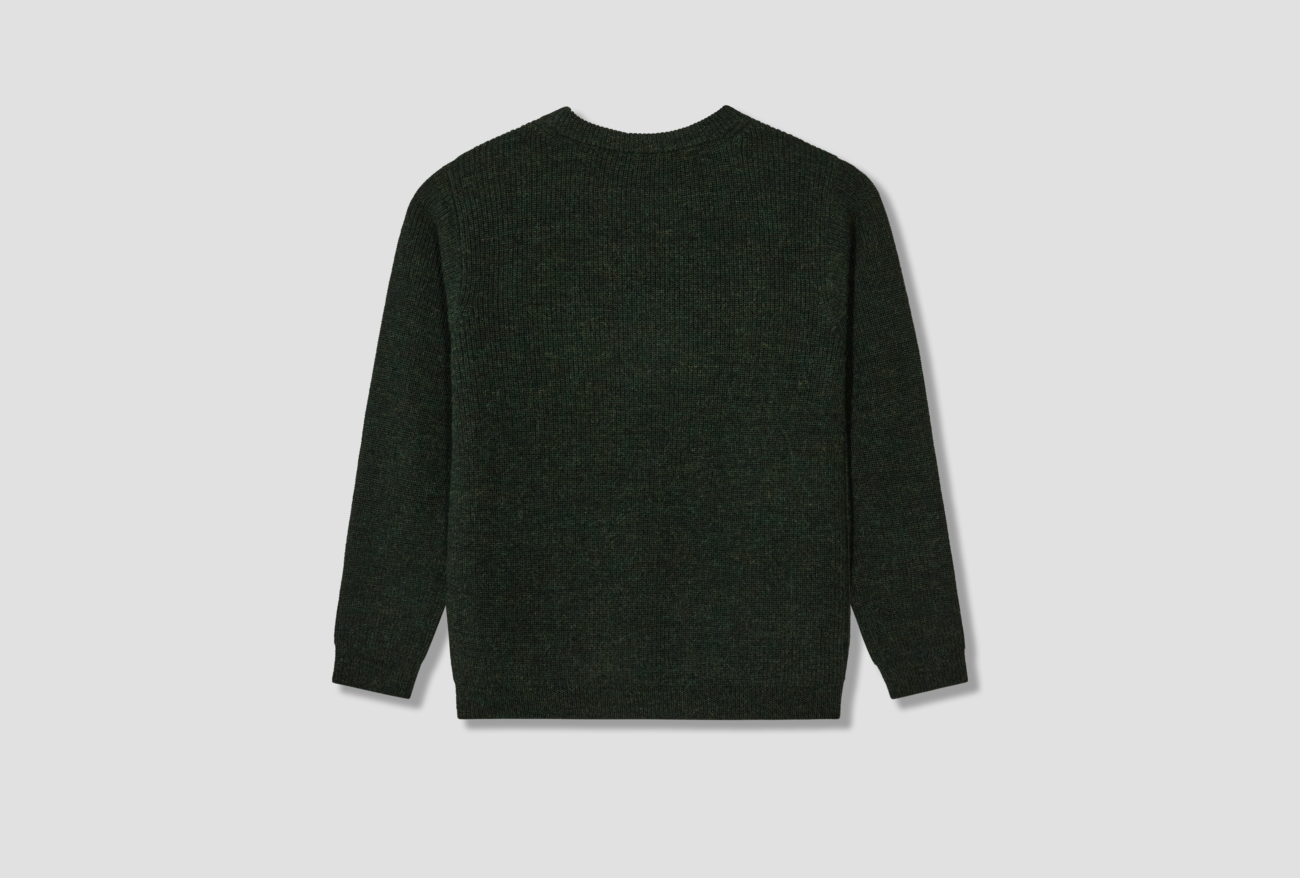 7 GAUGE ALPACA CREWNECK - EMERALD