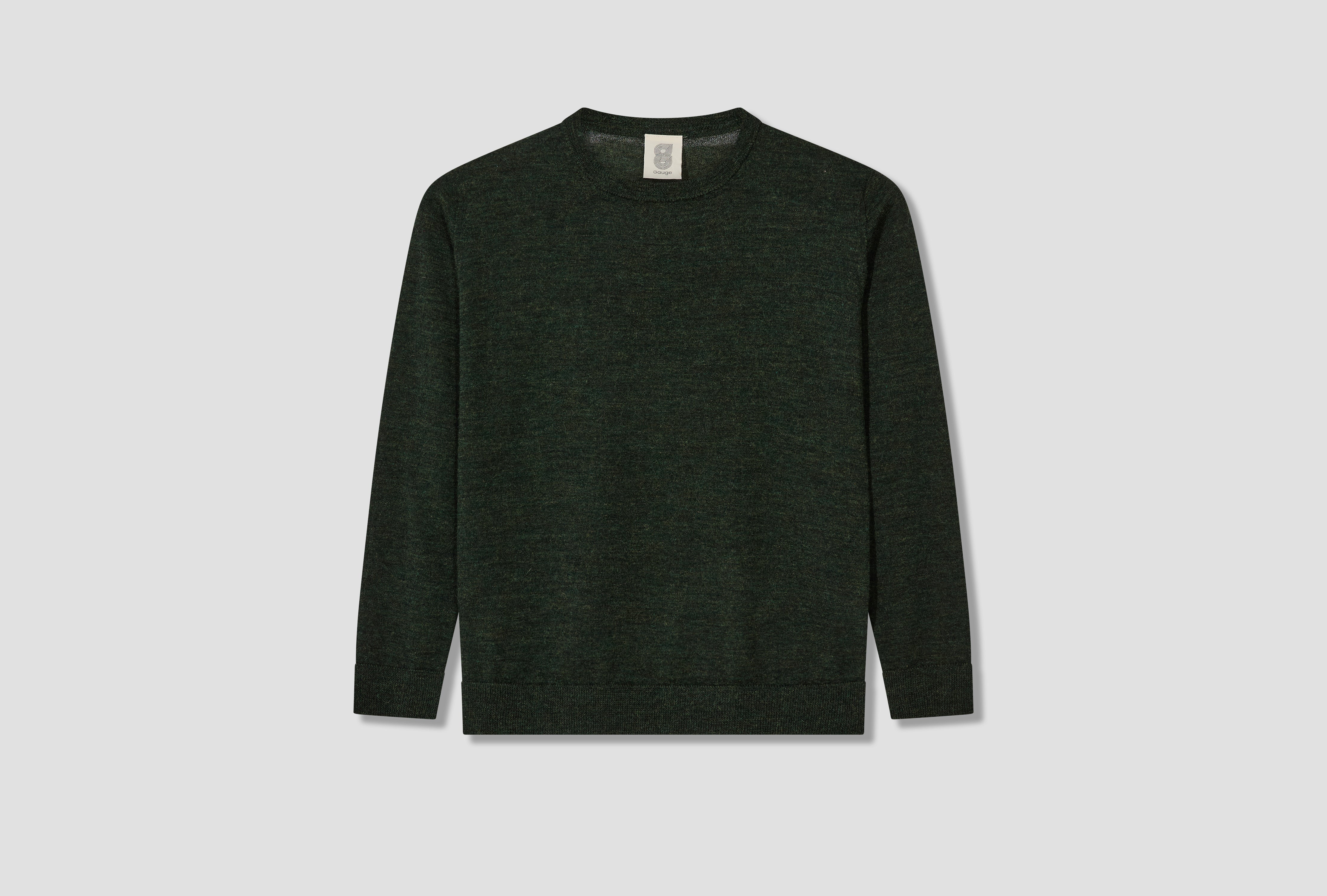 12 GAUGE ALPACA CREWNECK - EMERALD