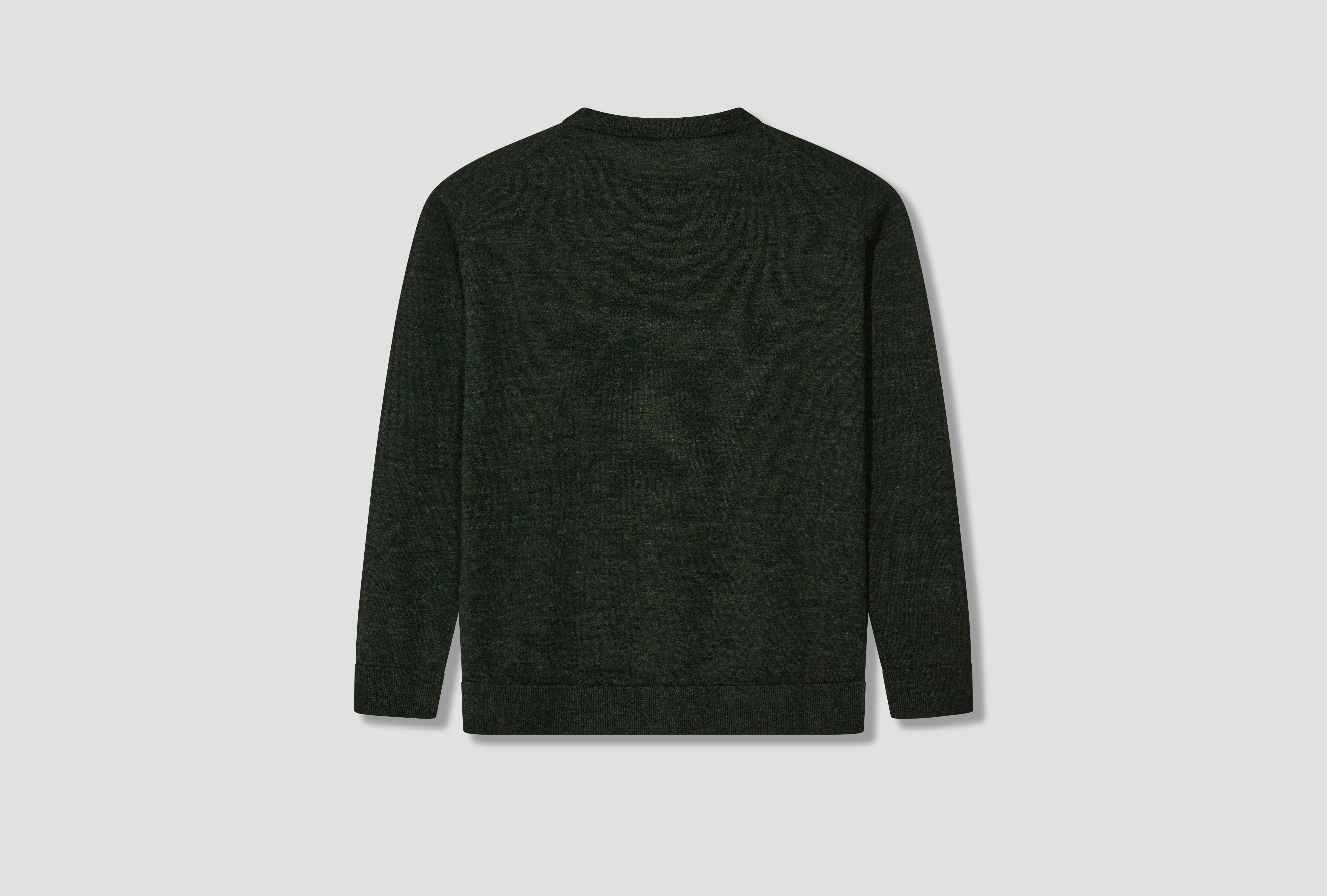 12 GAUGE ALPACA CREWNECK - EMERALD