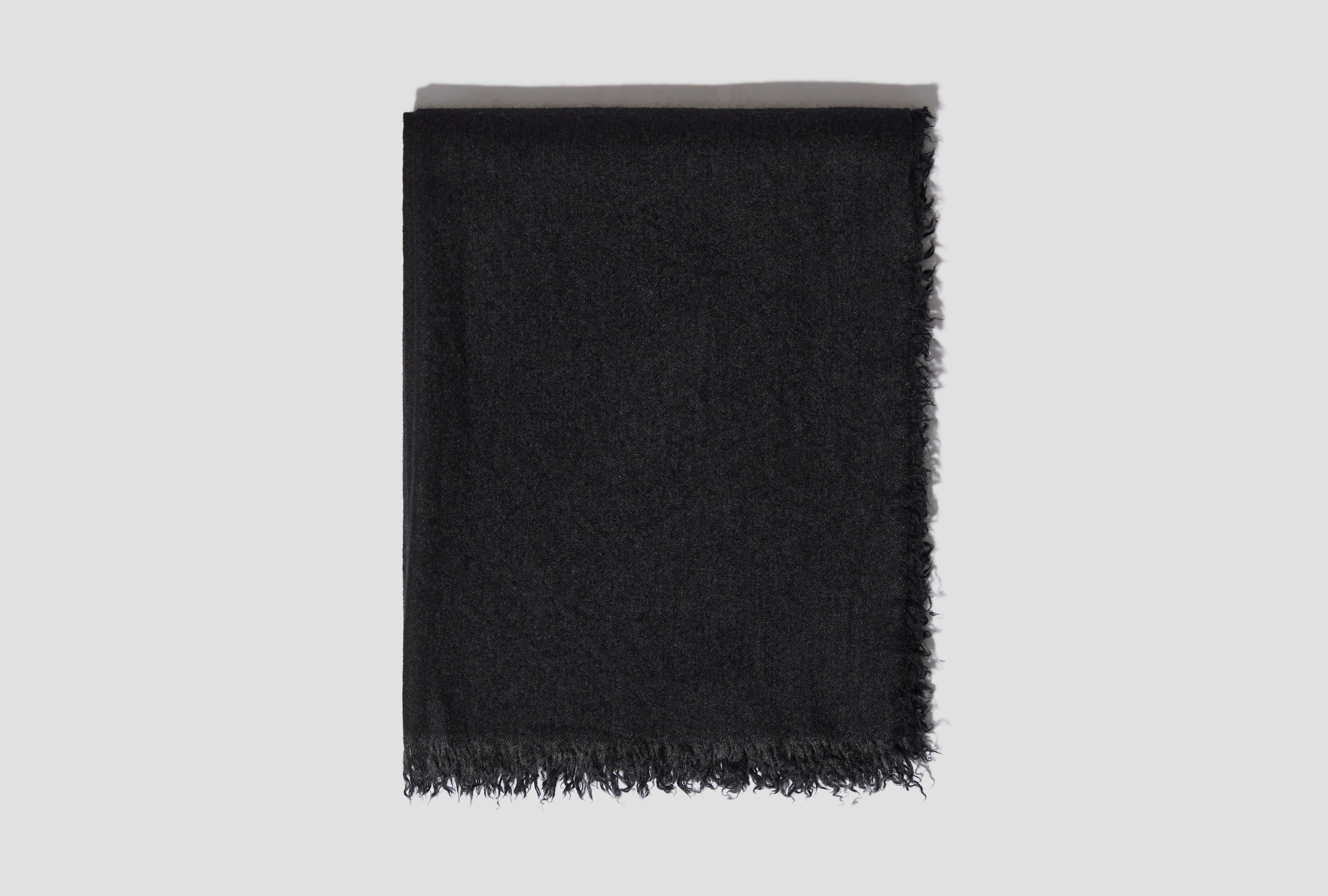 CASHMERE SILK STOLE E03-07018 Charcoal