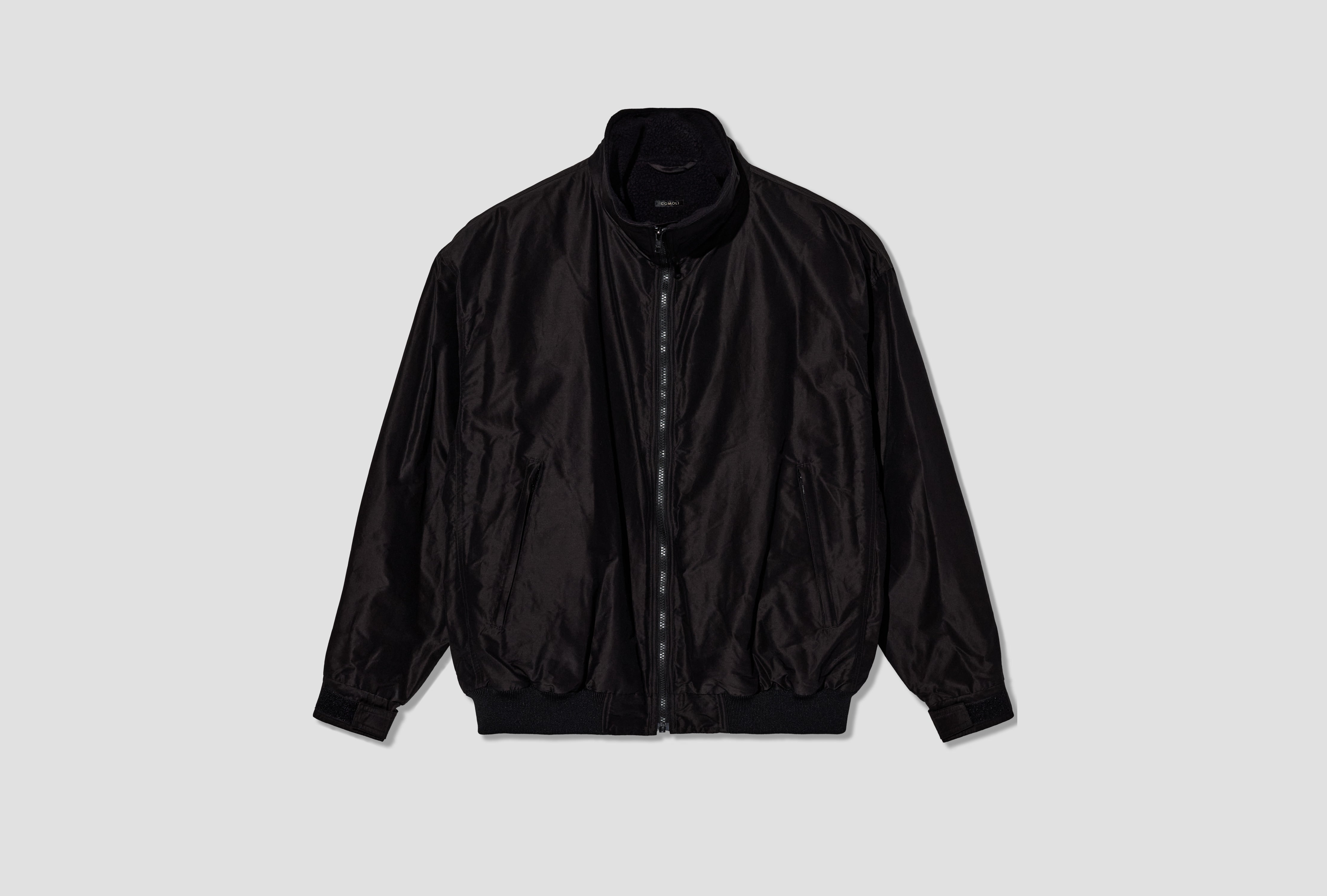 COTTON SILK TRACK JACKET E03-01015 Brown