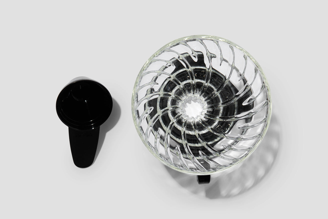 V60 GLASS DRIPPER 02 / BLACK 250052