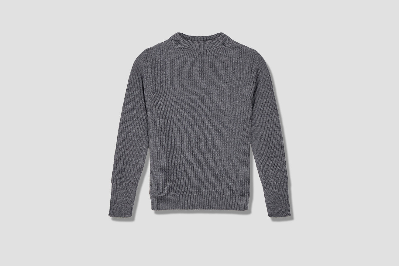 ANDERSEN ANDERSEN KNITWEAR NAVY CREWNECK Grey – HARRESØ