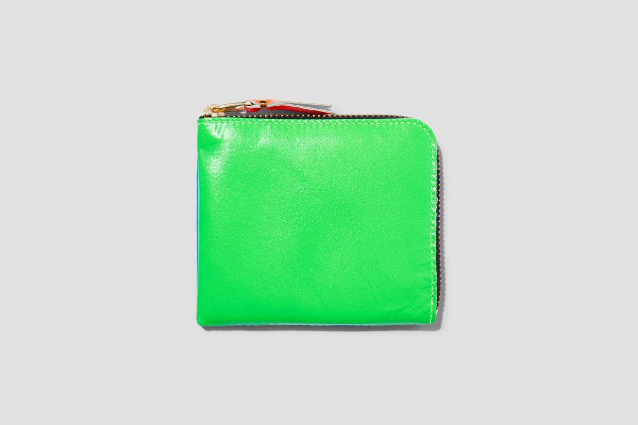 Comme des sales garcons neon wallet