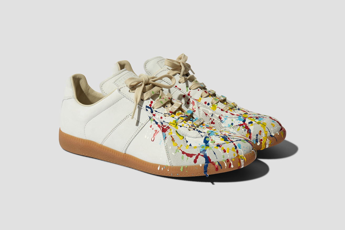 Margiela hot sale splatter shoes